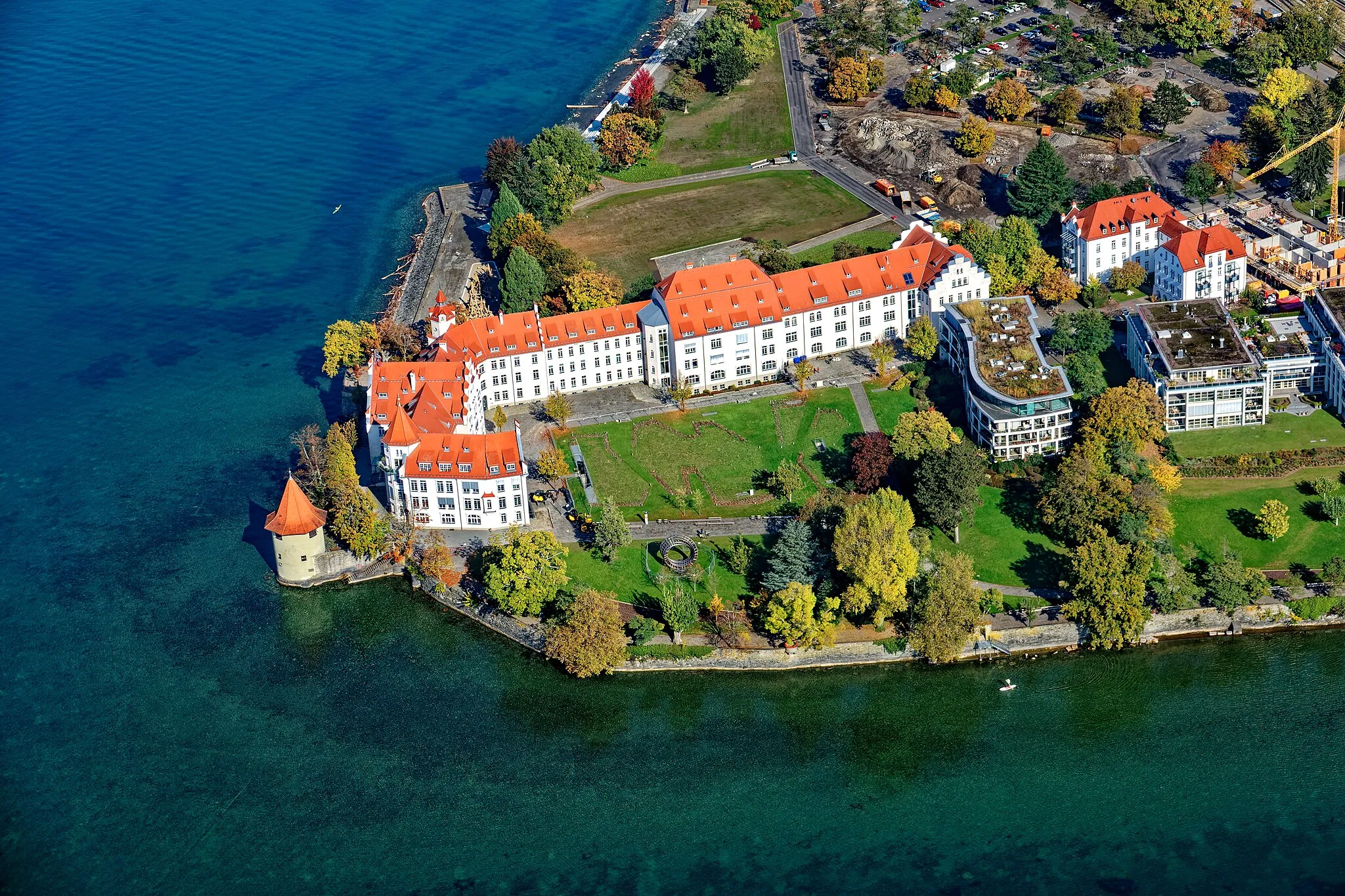 Photo showing: Lindau in and on Lake Constance.