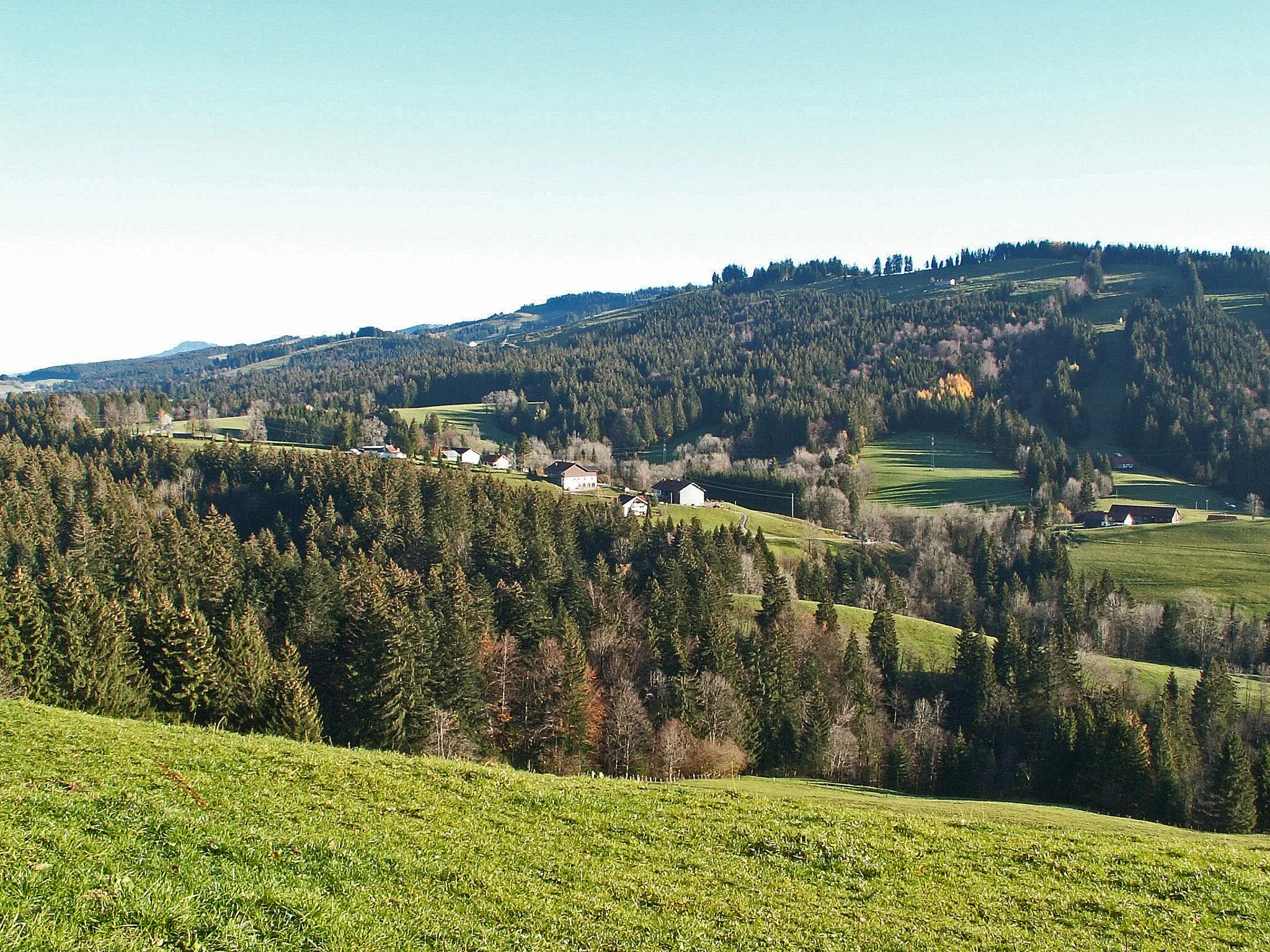 Photo showing: Trabers mit Kalzhofener Höhe, Stiefenhofen