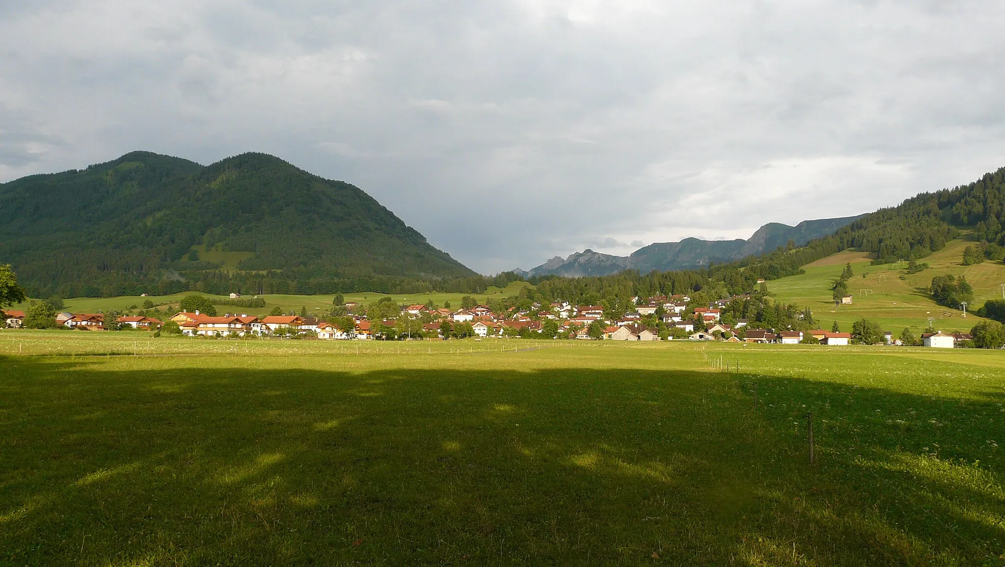 Photo showing: Buching von Westen, Halblech