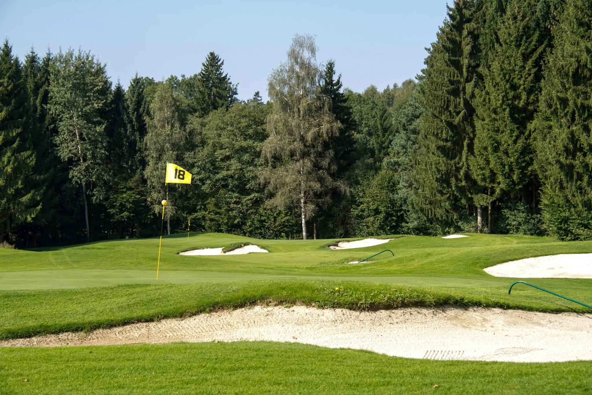 Photo showing: Green-18-Golfplatz-Weissensberg-Bodensee