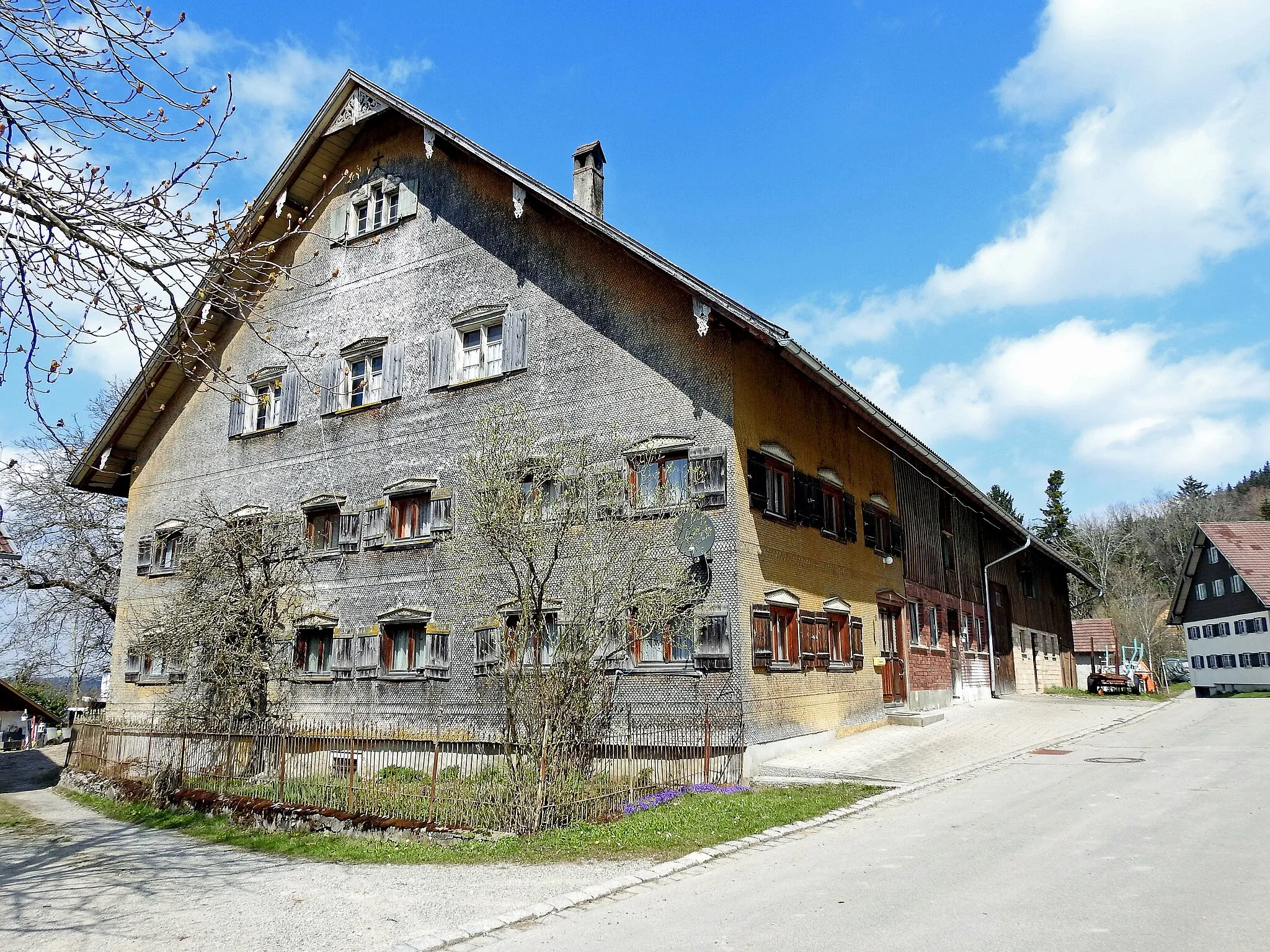 Photo showing: Verschindelter Hof in Rohrdorf (Isny)