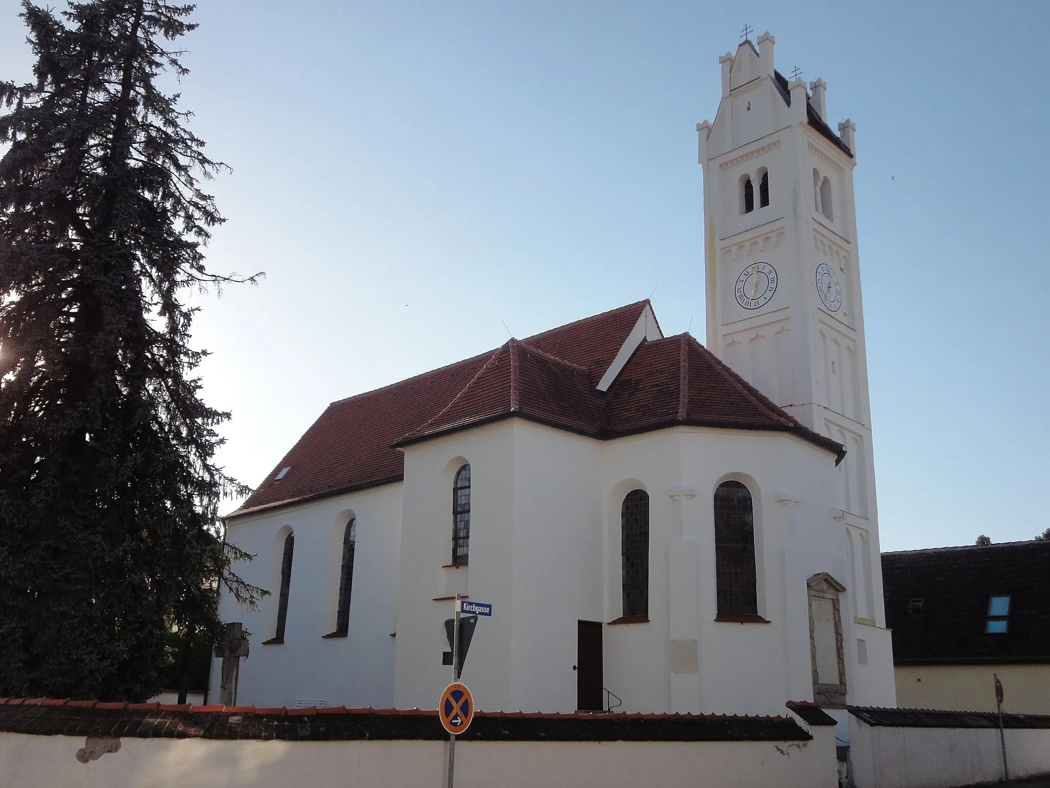 Photo showing: church in Aystetten
