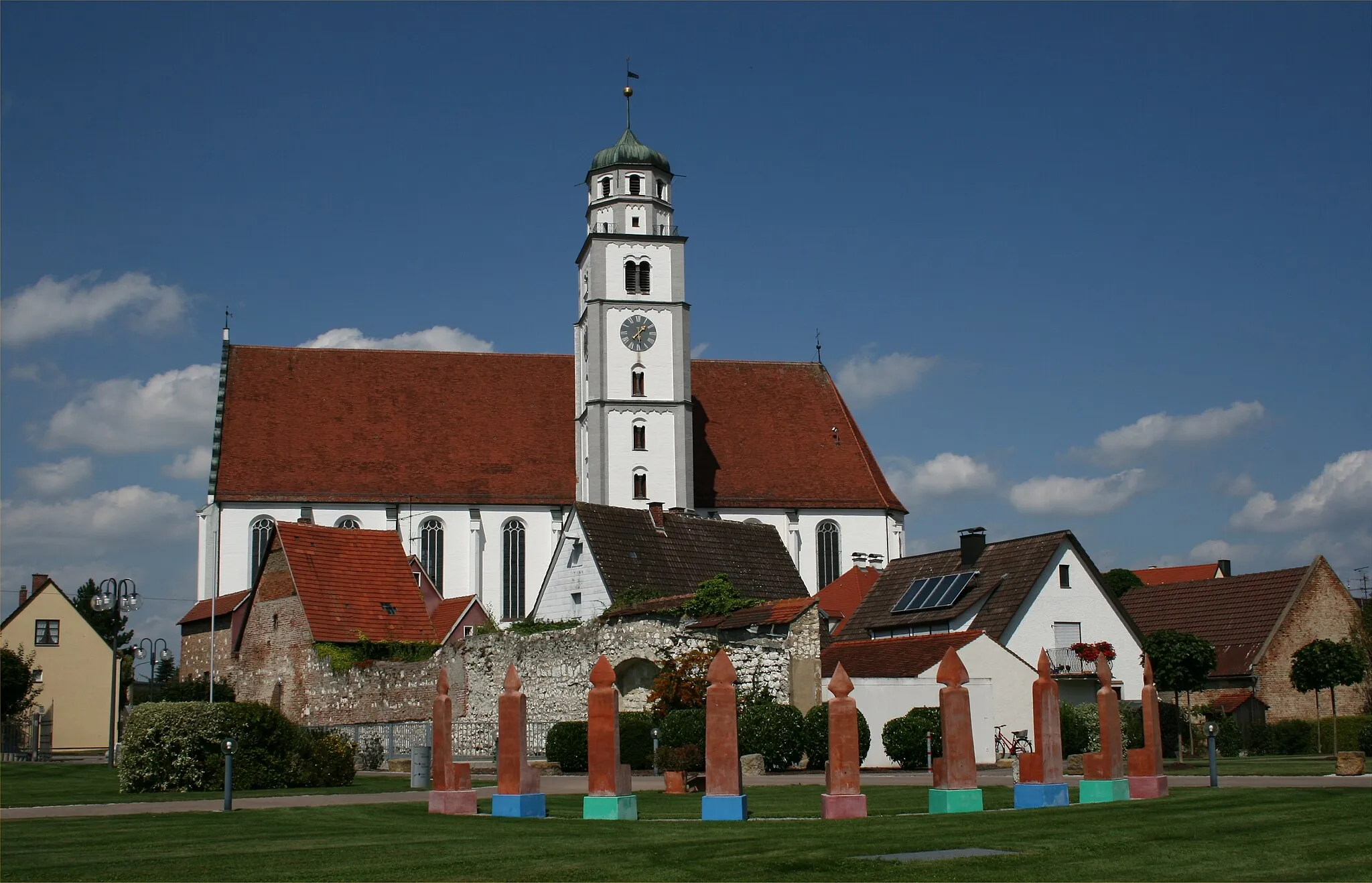 Photo showing: Stadtpfarrkirche St. Martin in Lauingen im Landkreis Dillingen