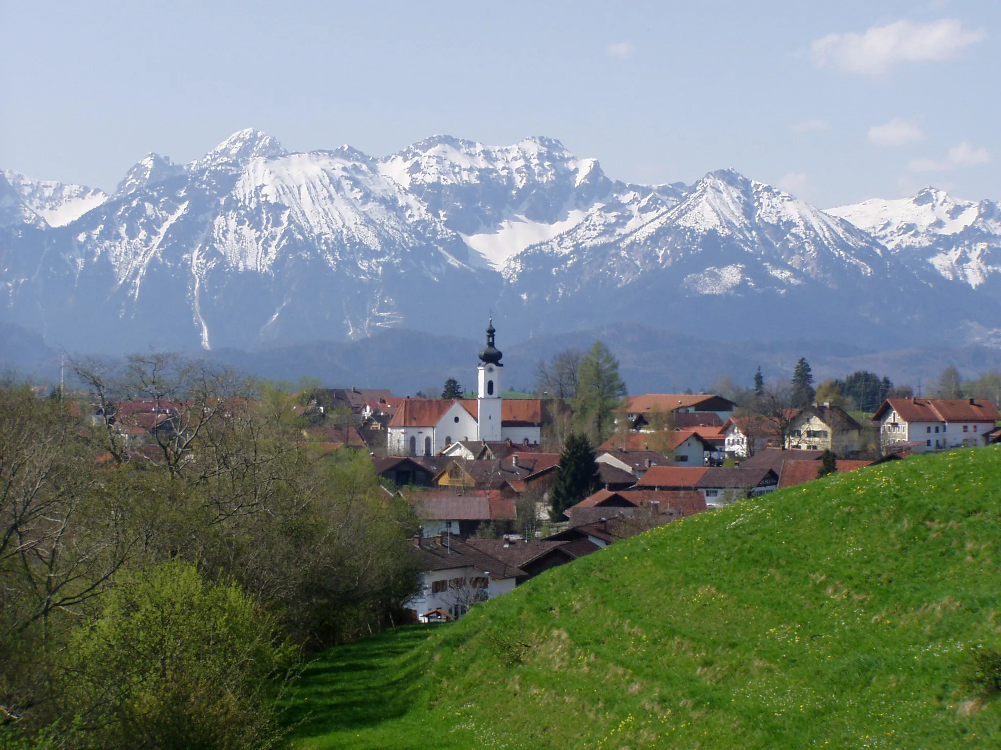 Photo showing: Rieden am Forggensee von Norden