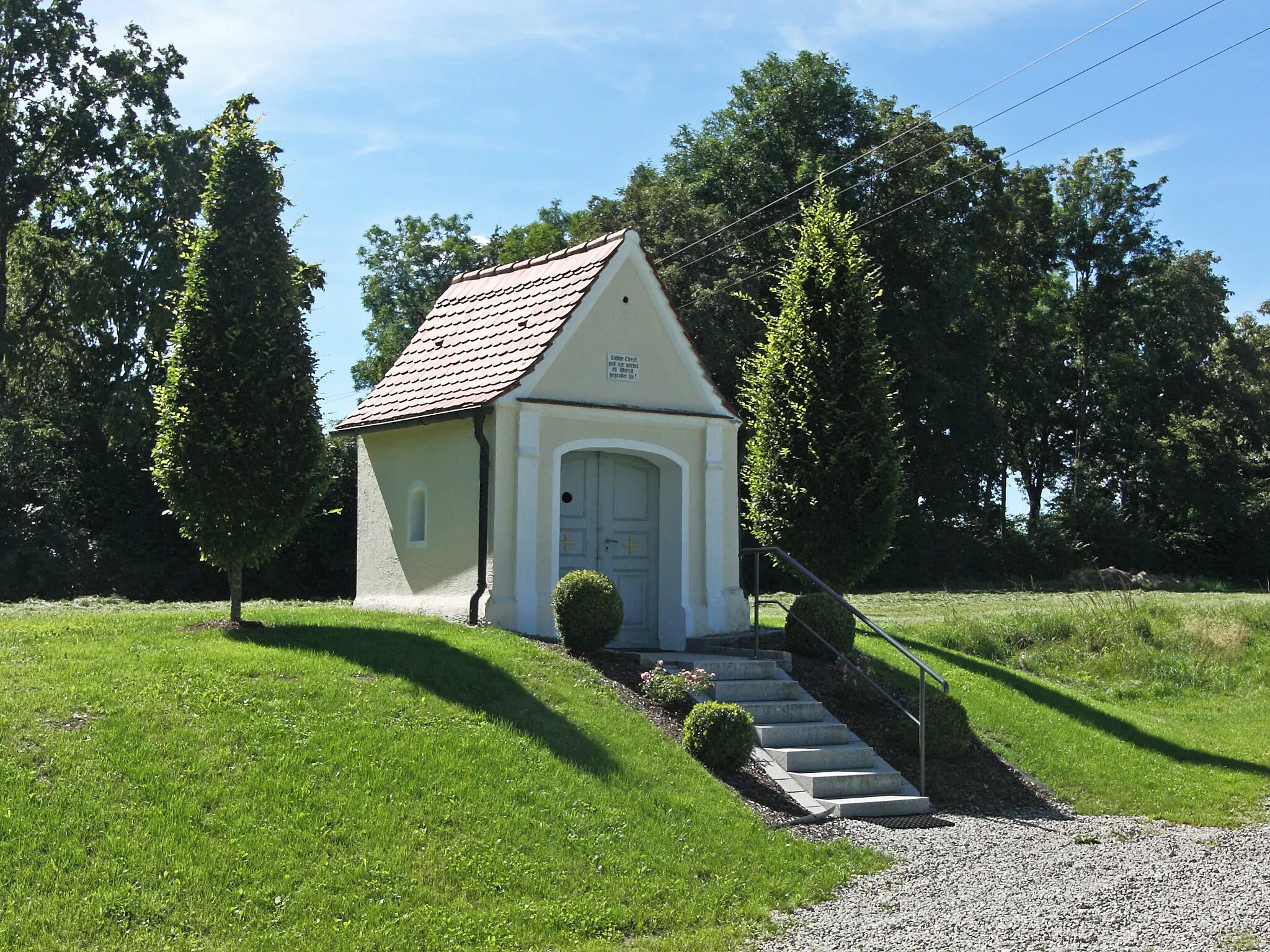 Photo showing: Kapelle St. Maria in Mindelzell; Ansicht von Südosten