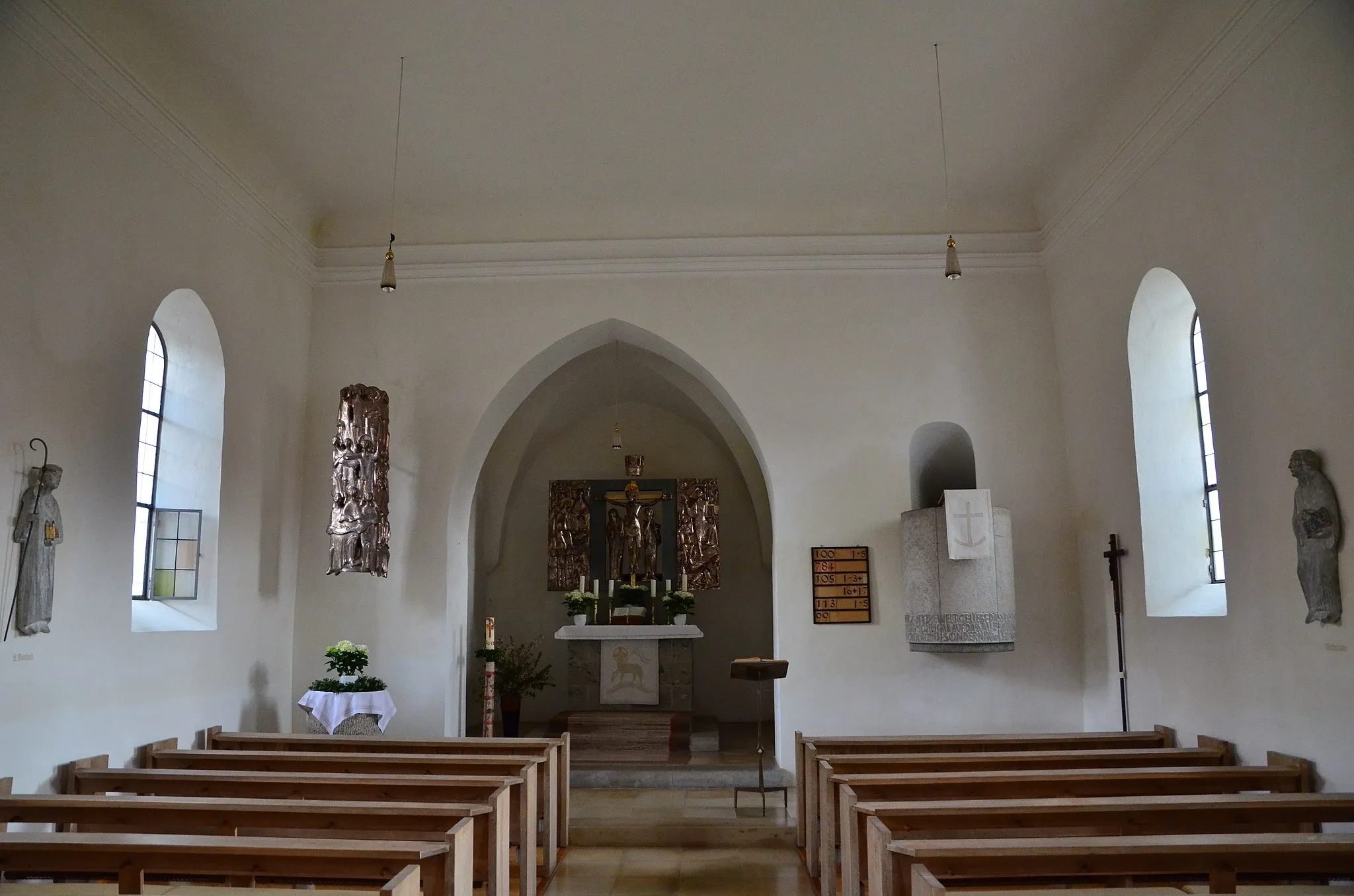 Photo showing: Rudelstetten, Ev. Kirche St. Ulrich