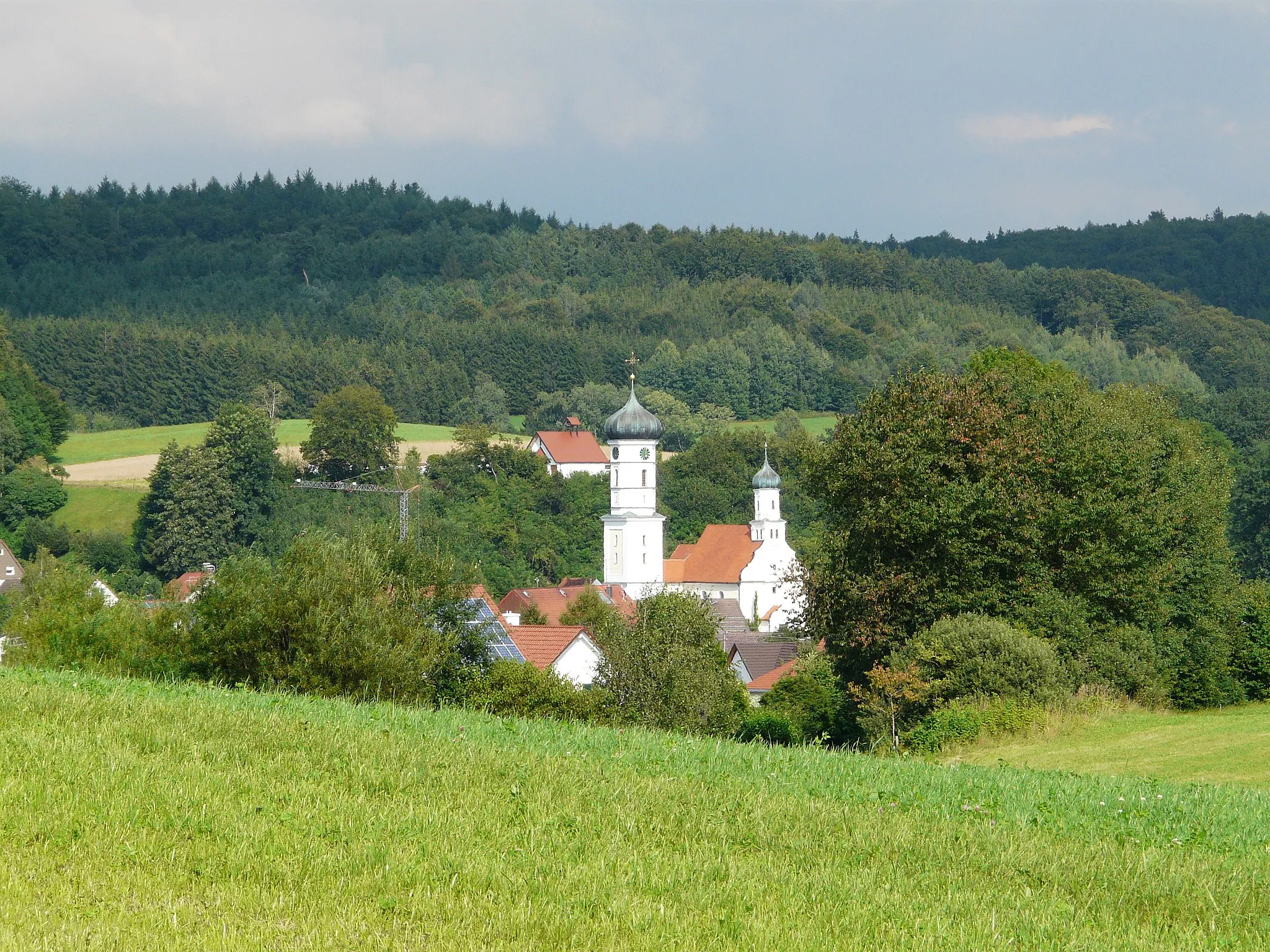 Photo showing: Obergessertshausen von Nordwesten, Aichen