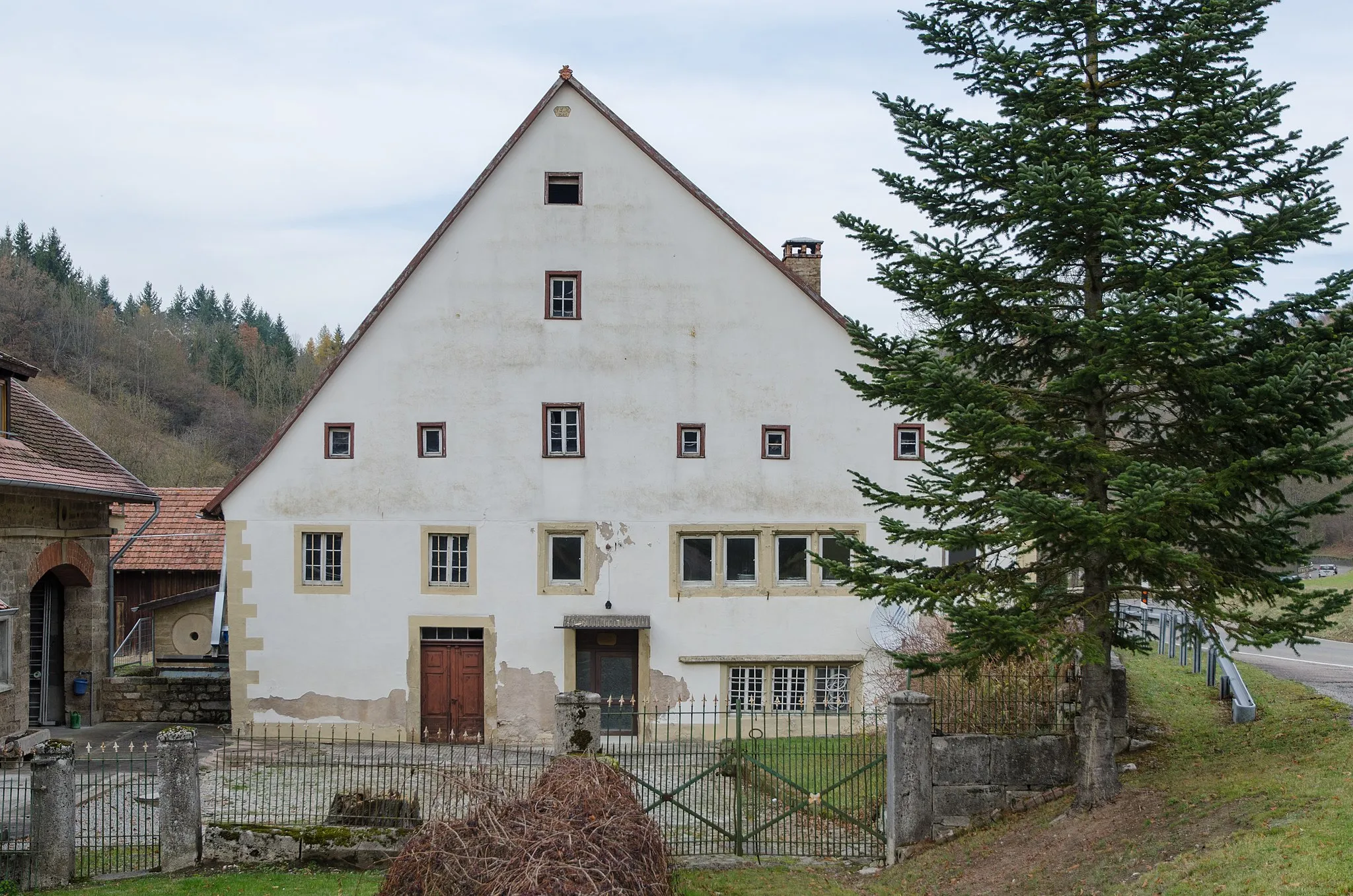 Photo showing: Rothenburg ob der Tauber, Creglinger Straße 1, Wohnhaus