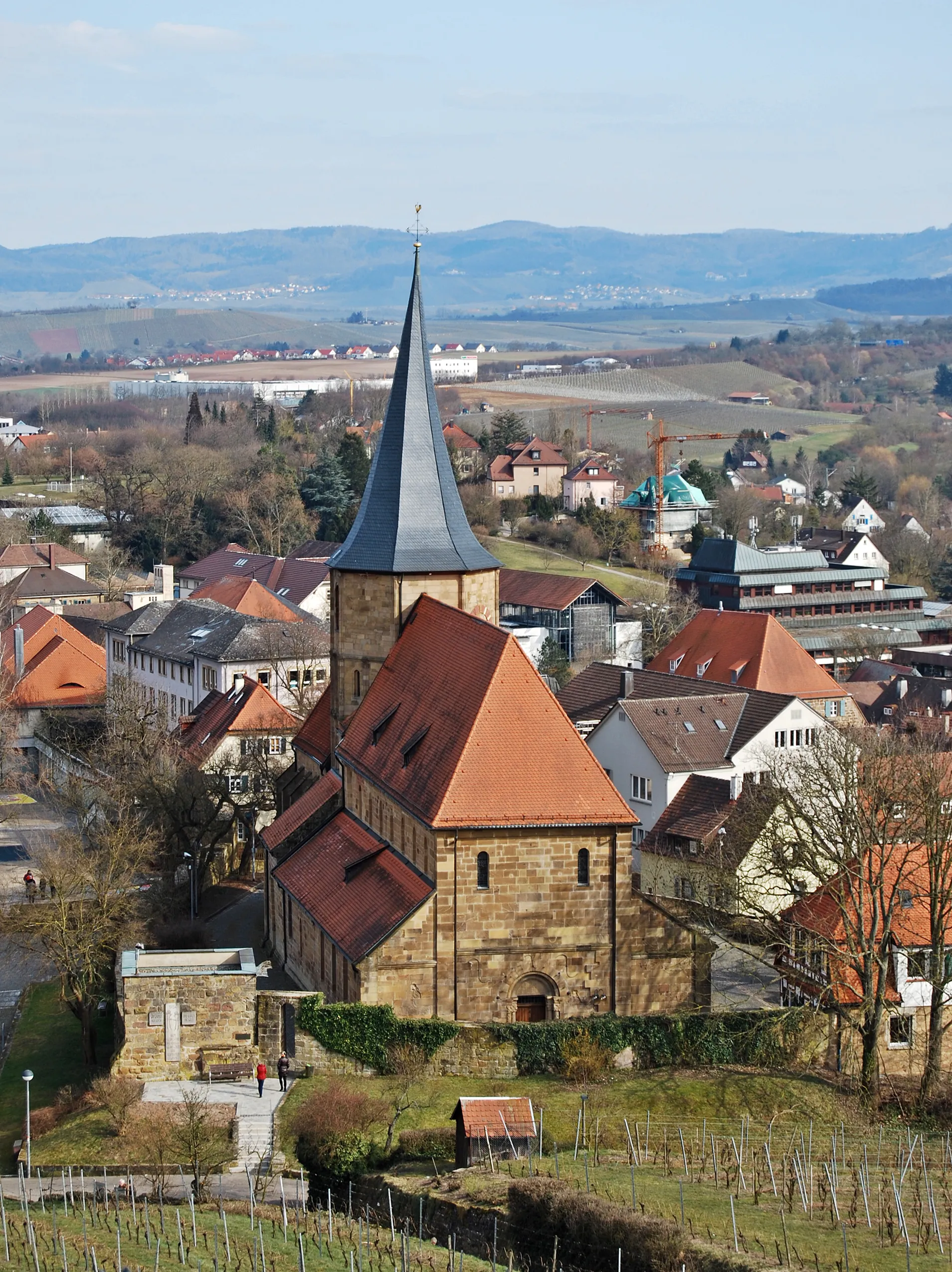 Photo showing: Die evangelische Johanneskirche in Weinsberg, Baden-Württemberg.
