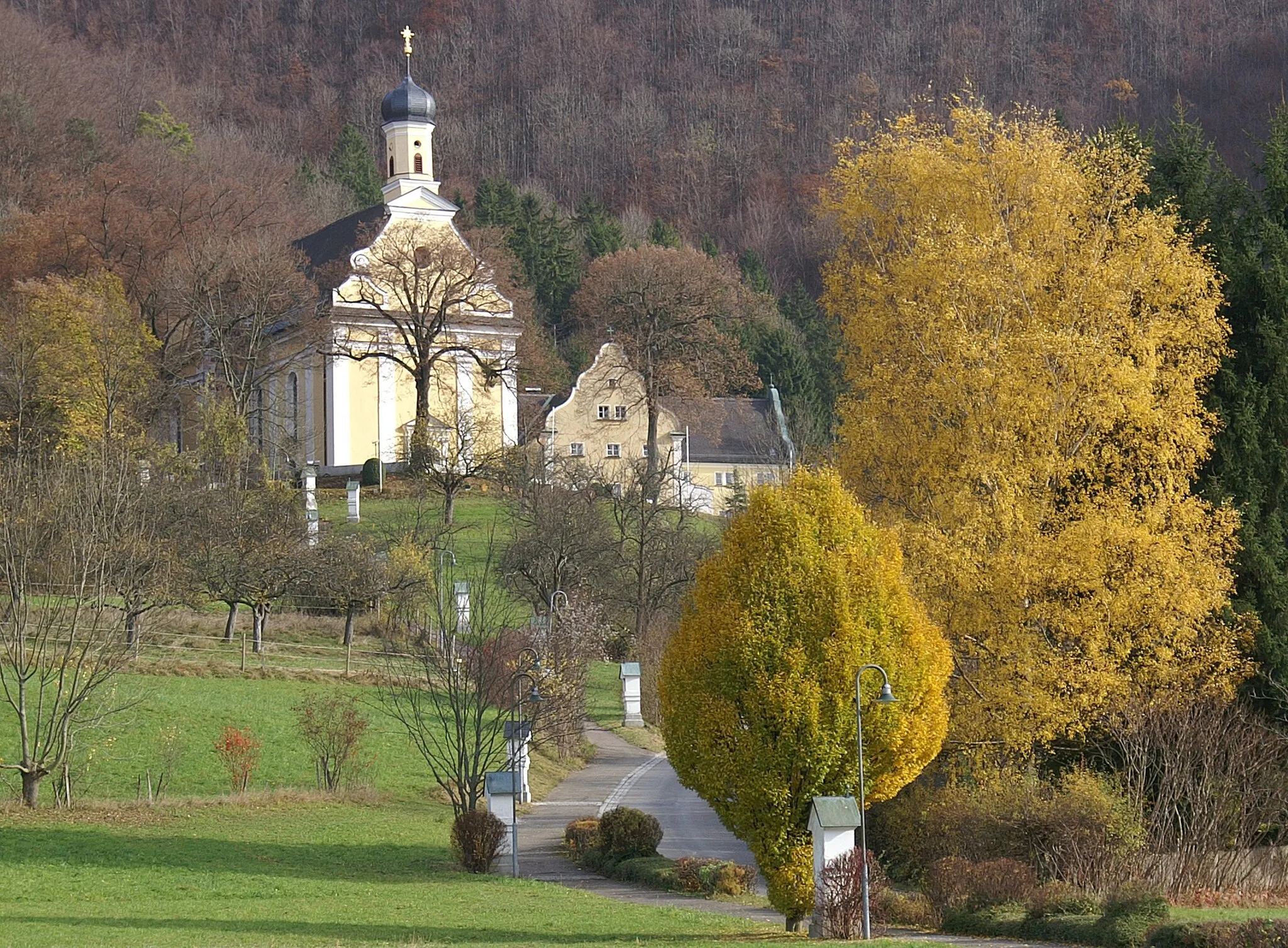 Photo showing: Wallfahrtskirche Ave Maria bei Deggingen im Landkreis Göppingen