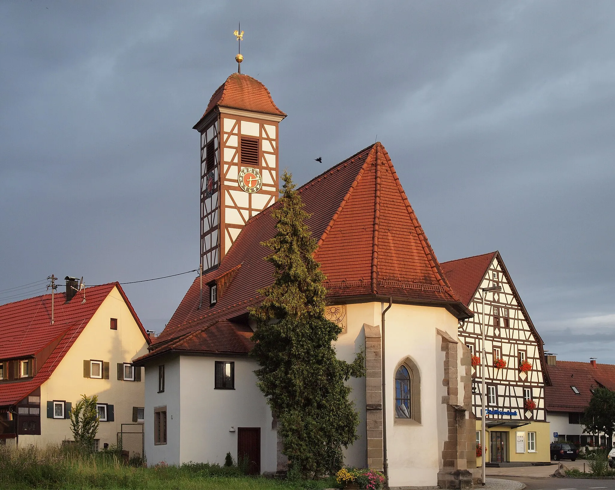Photo showing: Church in Allmersbach im Tal, Germany