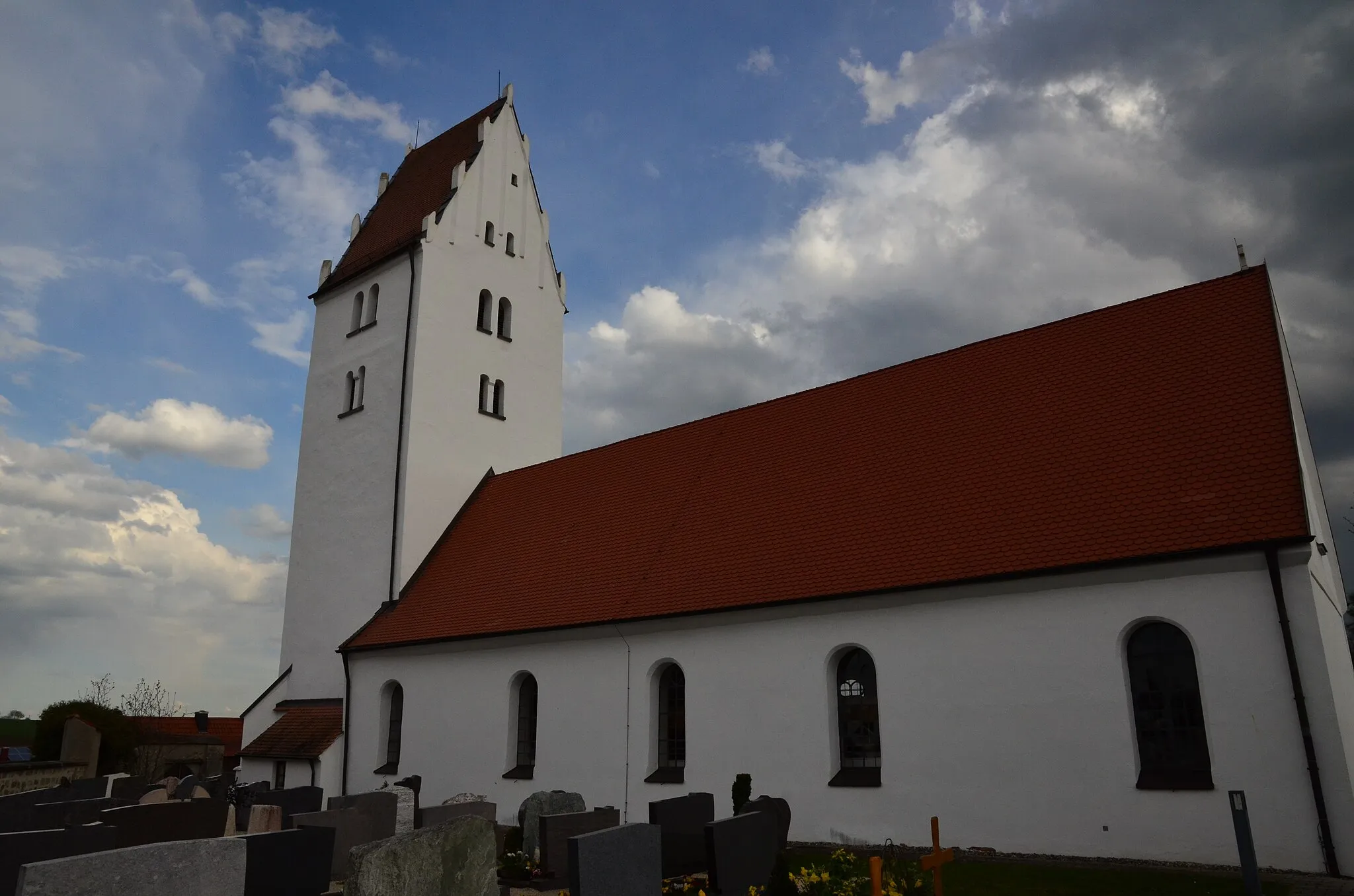 Photo showing: evang-luth. Kirche St. Laurentius in Unteringingen