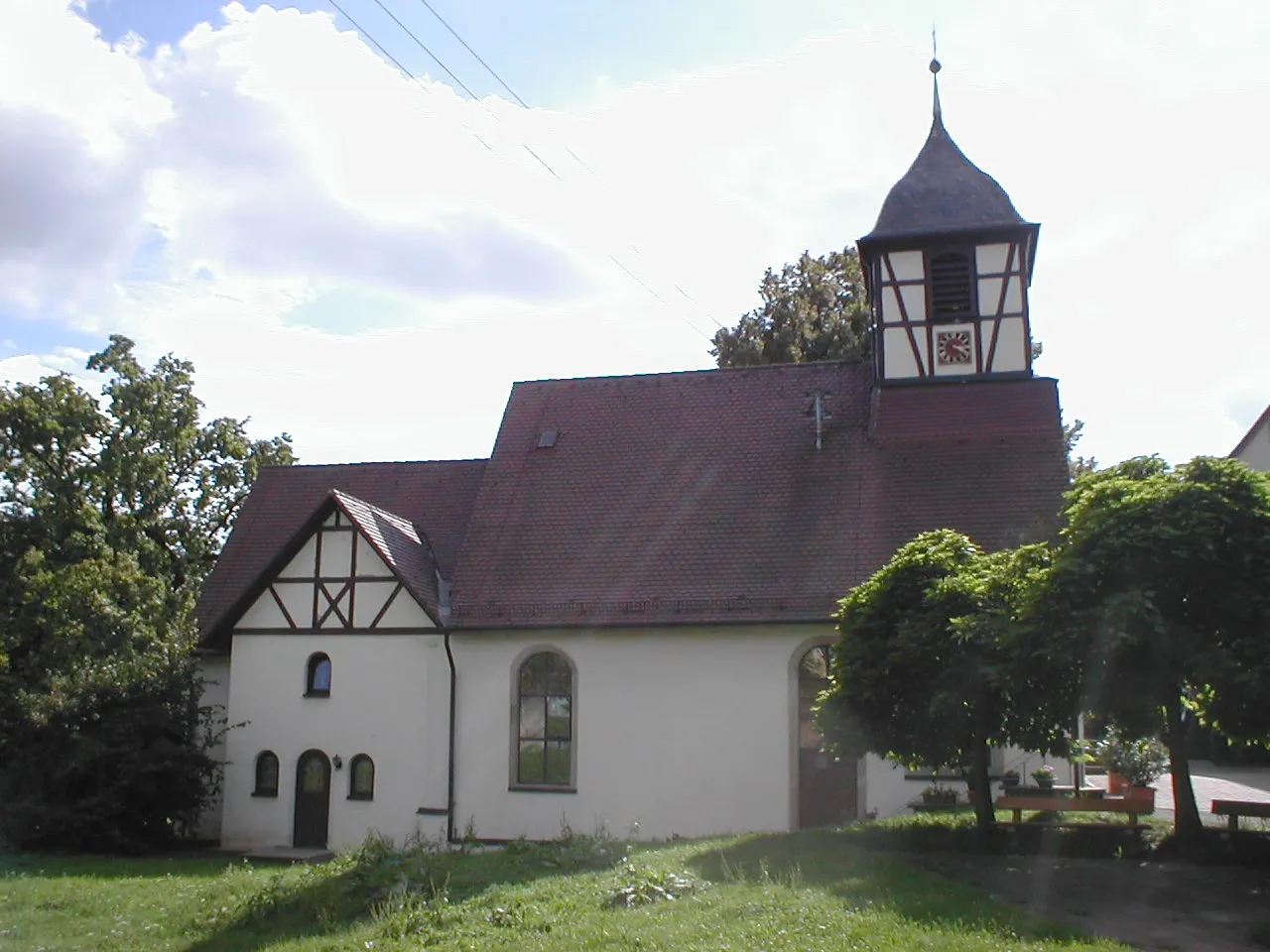 Photo showing: Evangelische Kirche in Klingenberg, renoviert 1736
