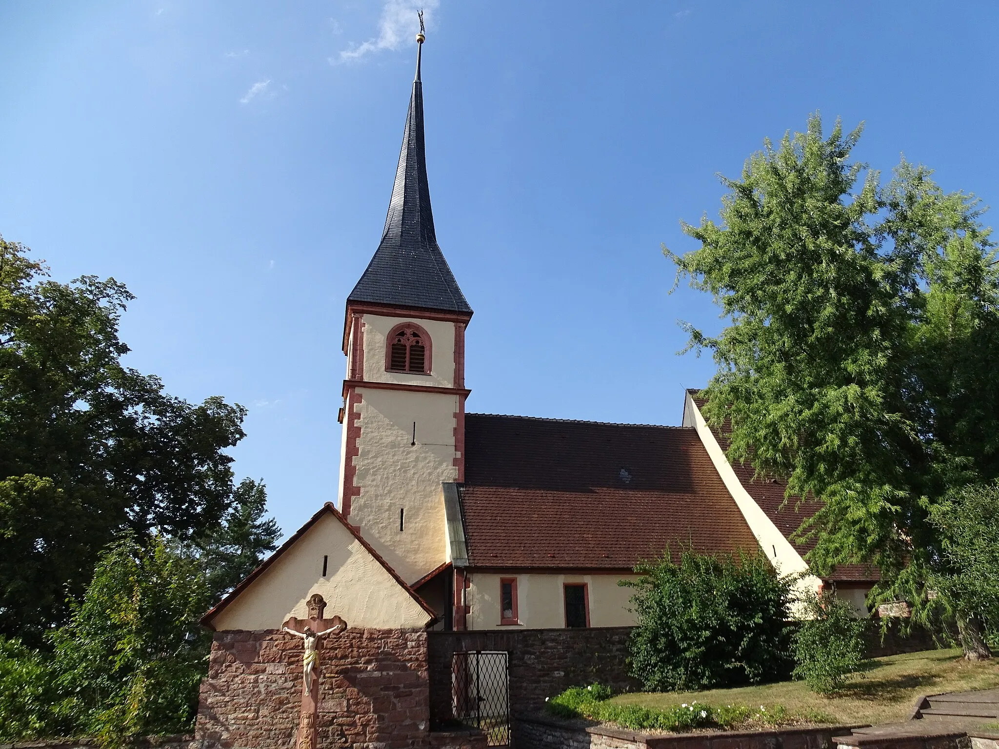 Photo showing: Catholic Church of St. Alexander in Mühlhausen an der Würm