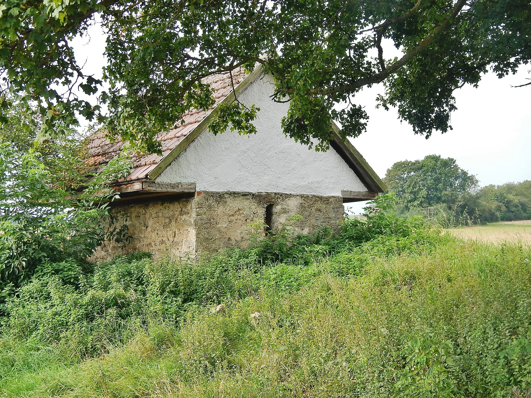 Photo showing: Schutzhütte für den Feldschütz beim Naturschutzgebiet Venusberg