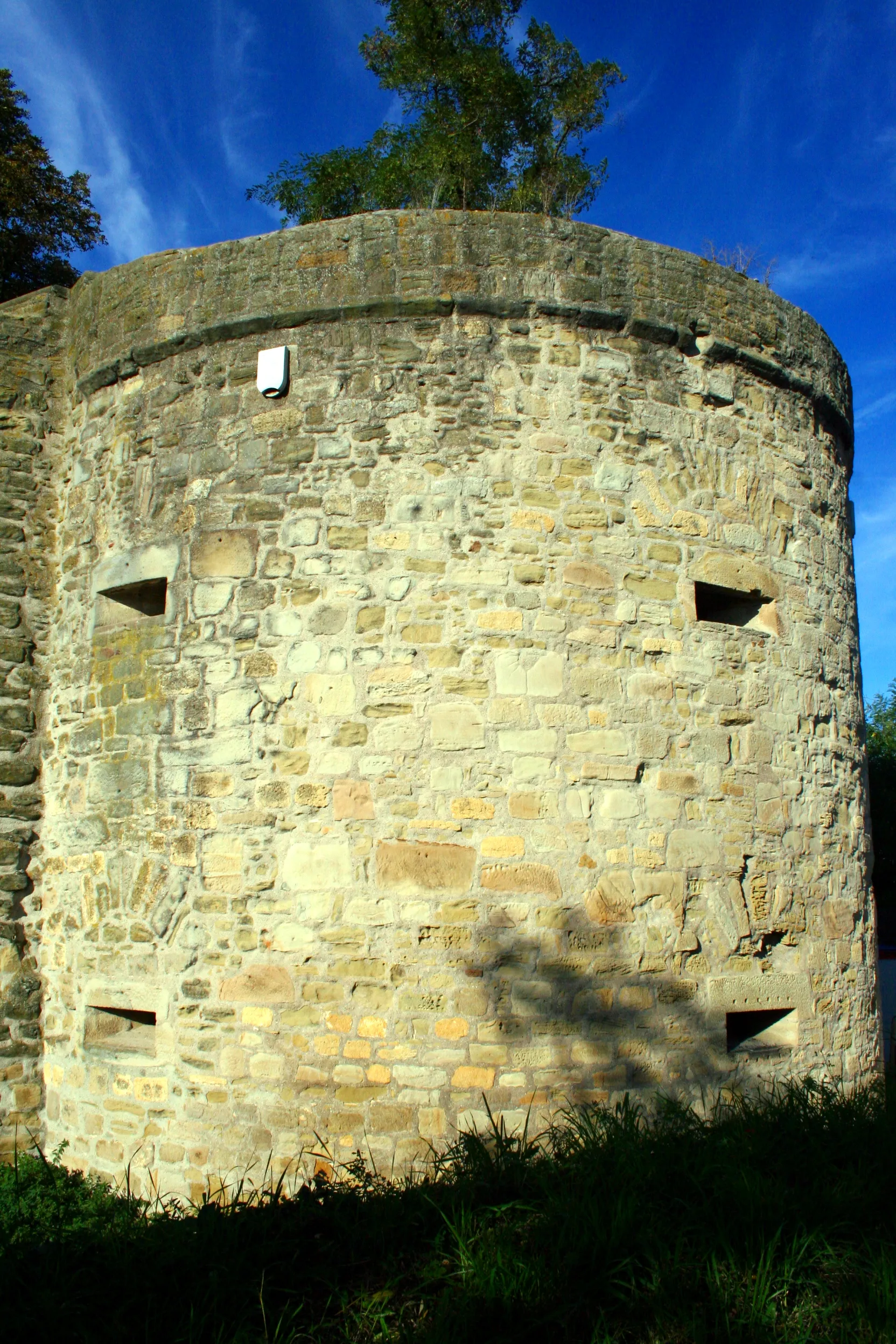Photo showing: Fortress Hohenasperg, turret, Asperg, Baden-Württemberg, Germany