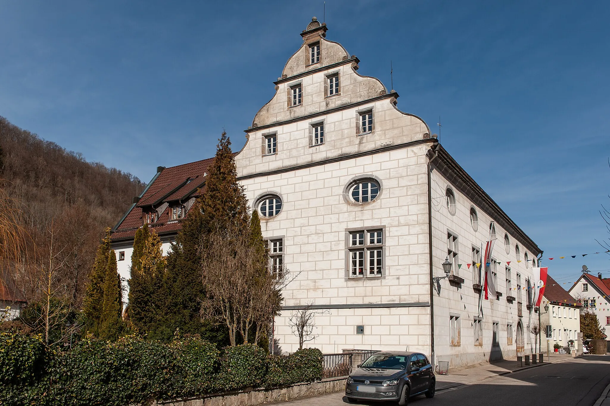 Photo showing: Wiesensteig, Kreis Göppingen. Helfensteiner Schloss