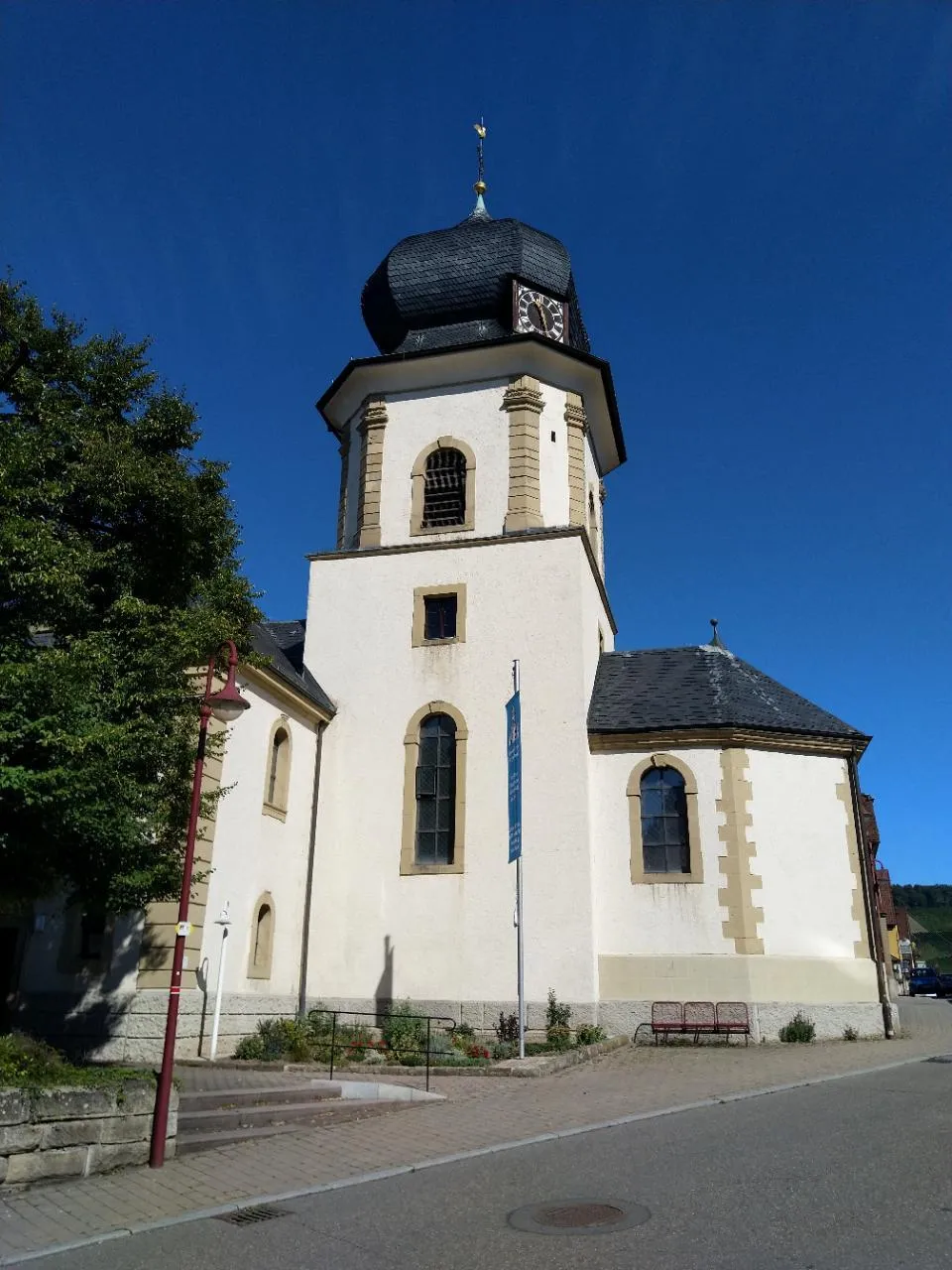 Photo showing: Gotteshaus Nr 1 in Affaltrach: die evangelische Johanneskirche, spätgotisch und neubarock