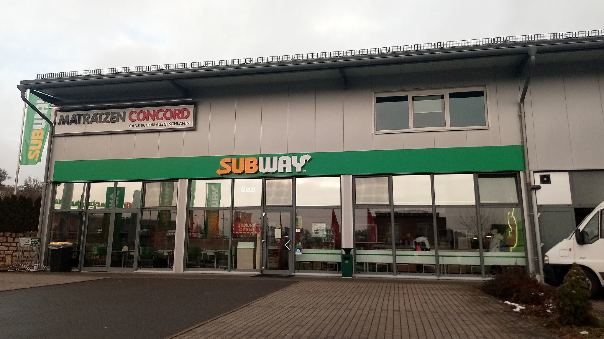 Photo showing: Subway Buchen (Subway Schnellrestaurant in Buchen) im Dezember 2021