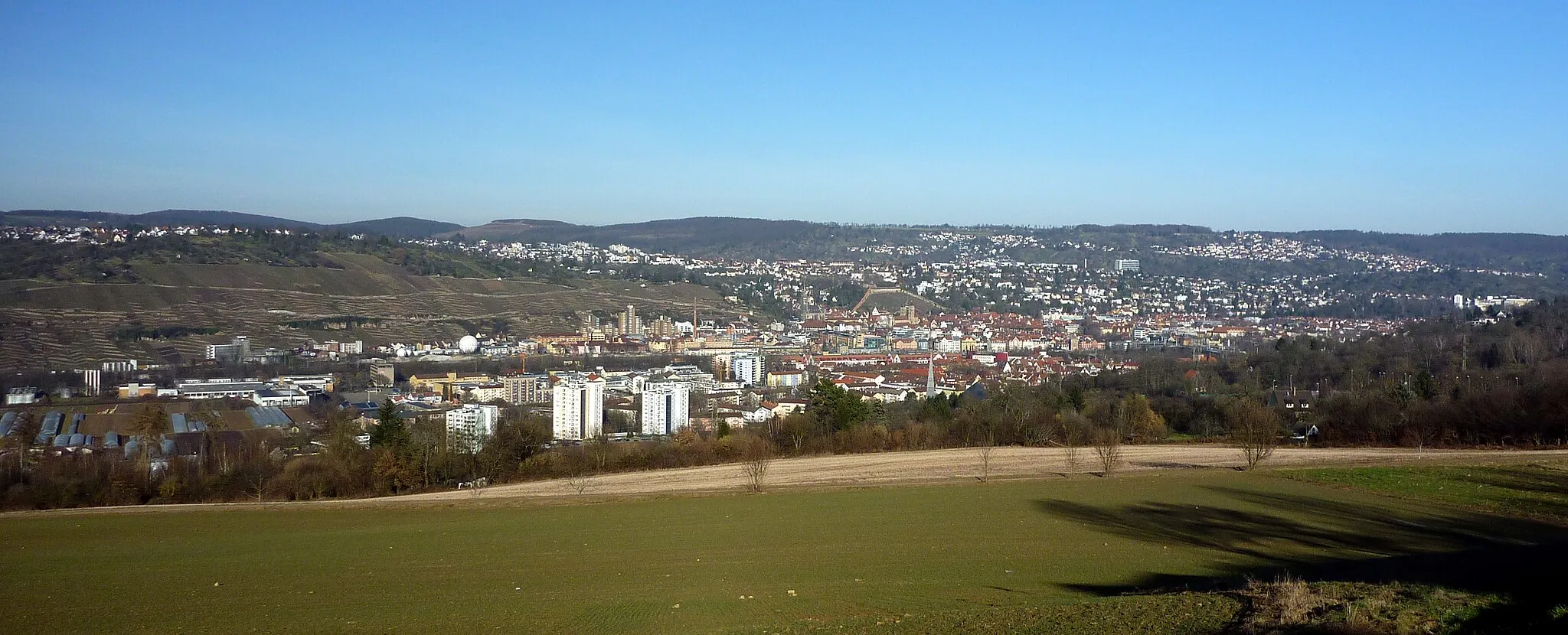 Photo showing: Esslingen am Neckar, South view