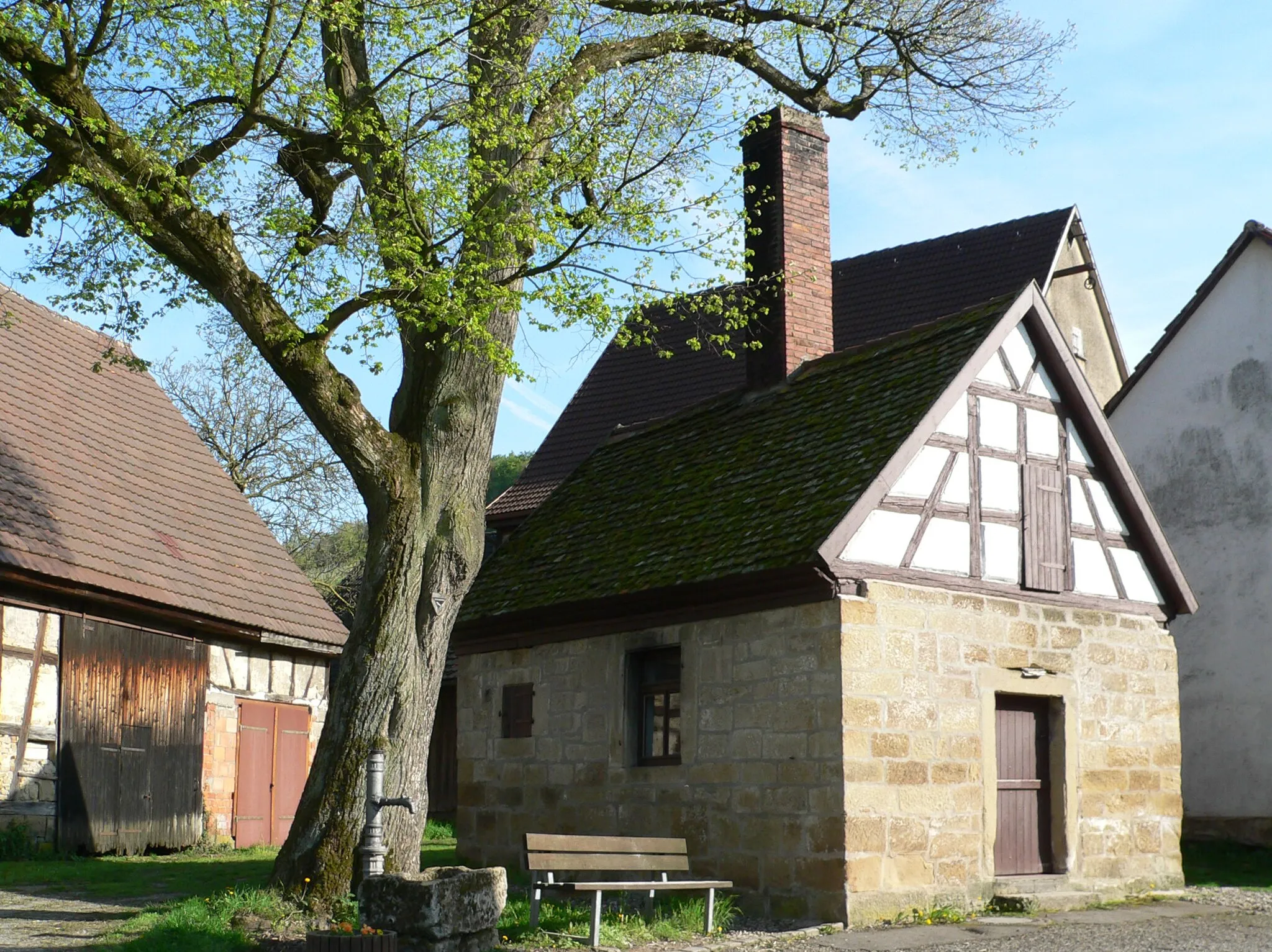Photo showing: Old House for Baking of the Village Neckarsulm-Dahenfeld (built: 1838)