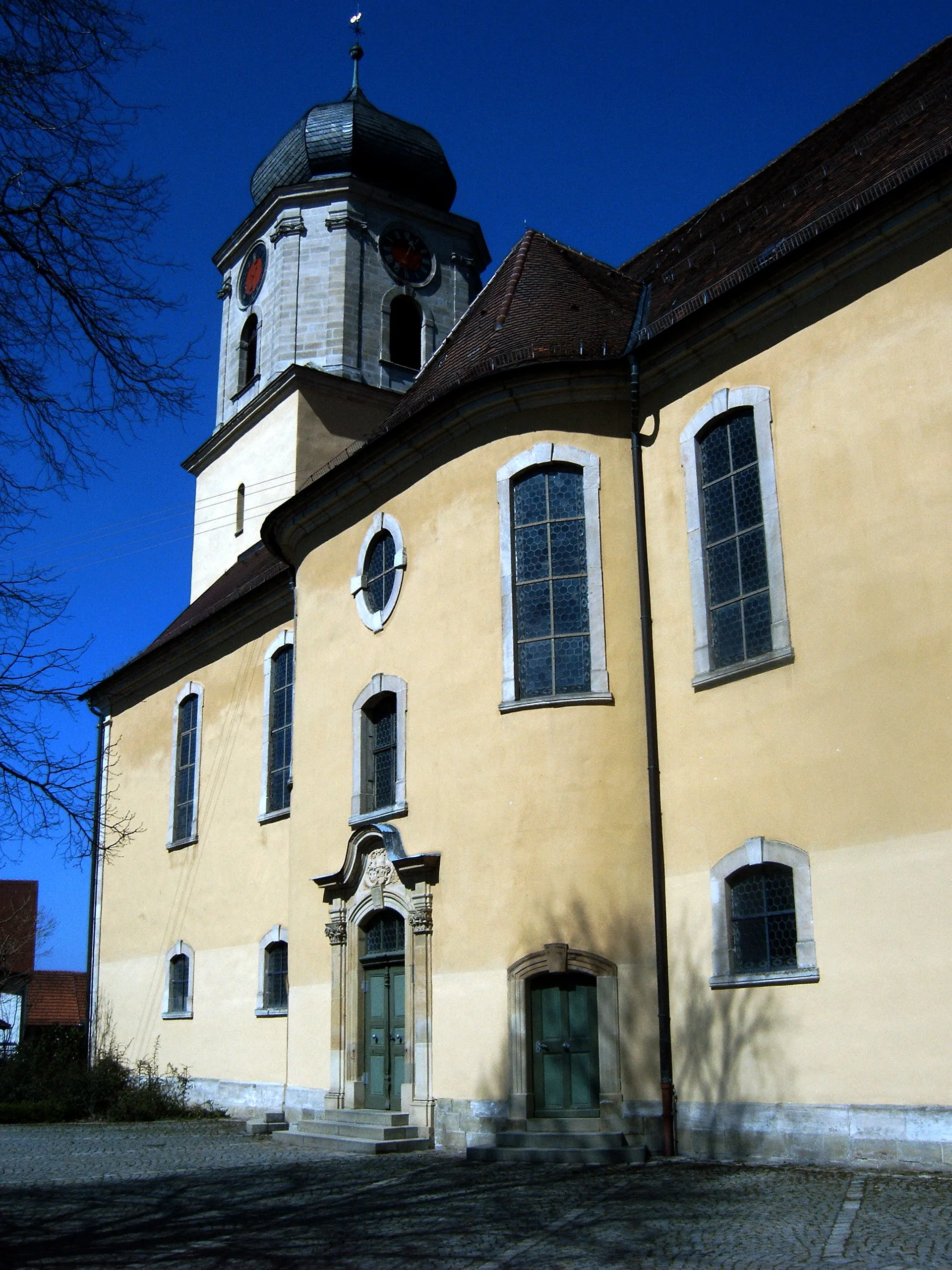 Photo showing: Church in Alfdorf, Germany