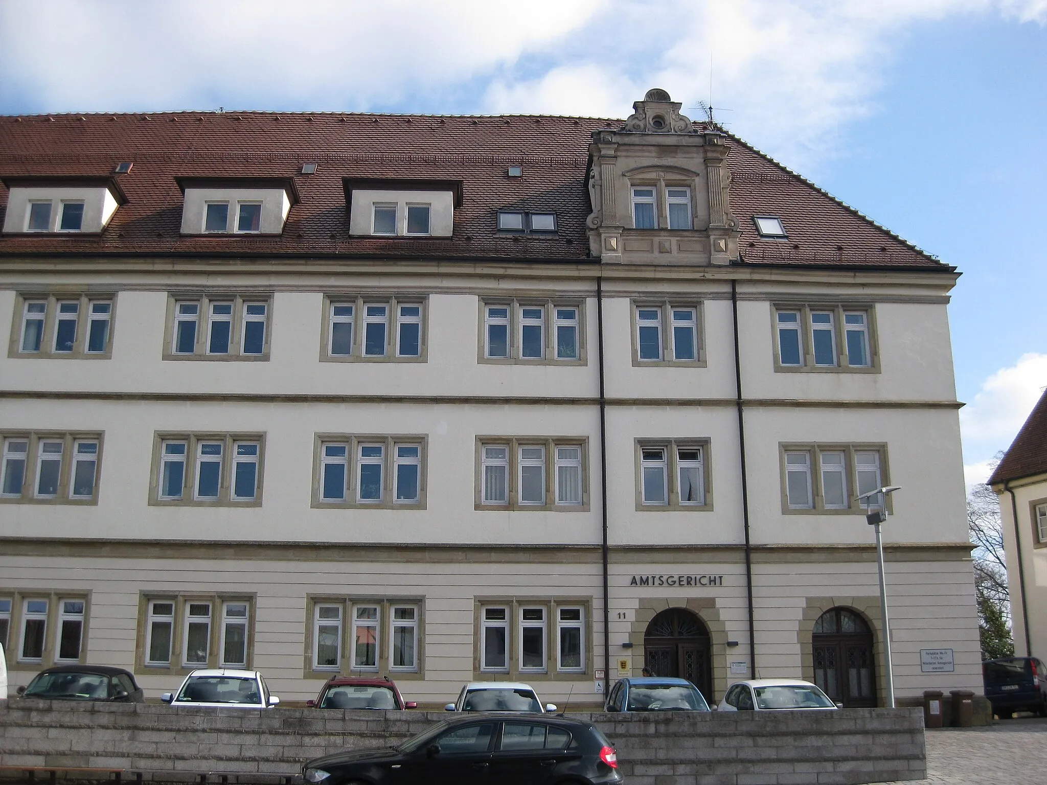 Photo showing: Backnang Amtsgericht ehemaliges  Herzogliches Schloss 2017