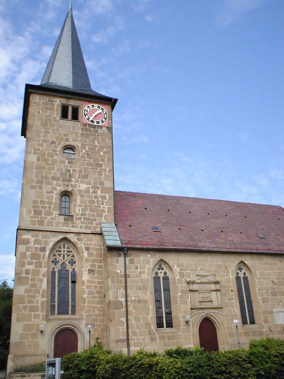 Photo showing: Albanskirche in Heilbronn-Frankenbach