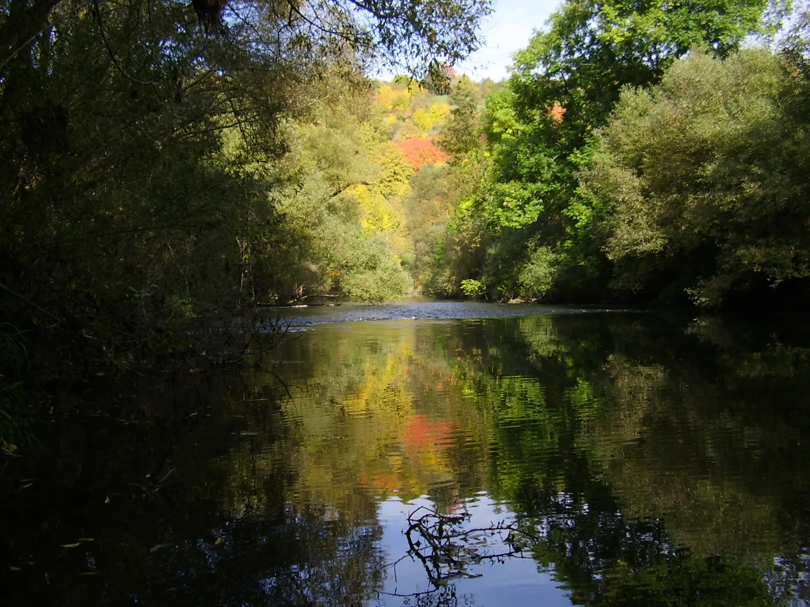 Photo showing: Jagst zwischen Ruchsen und Möckmühl.