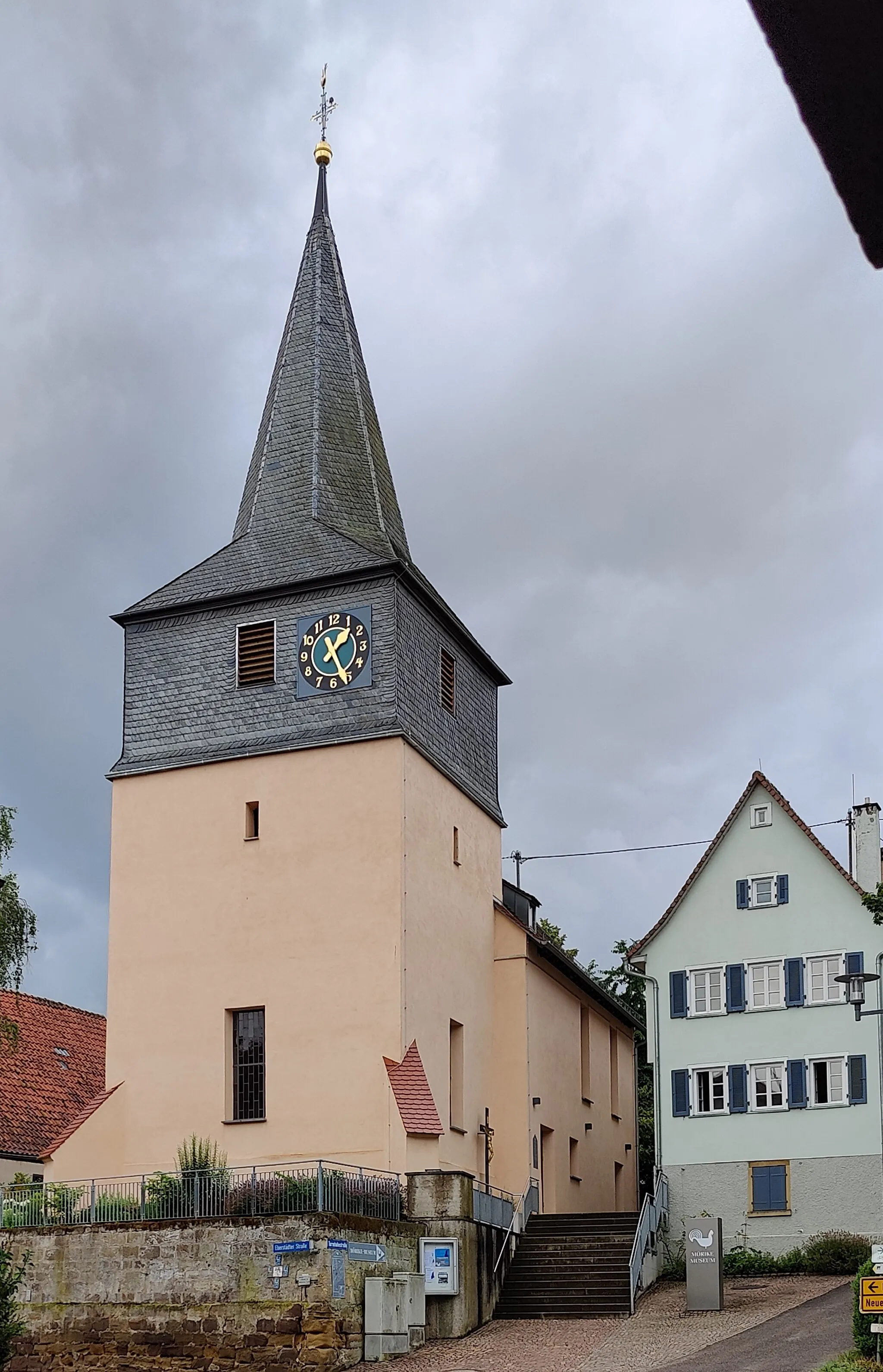 Photo showing: Evangelische St.-Jost-Kirche Cleversulzbach, Stadt Neuenstadt am Kocher, Baden-Württemberg, Deutschland