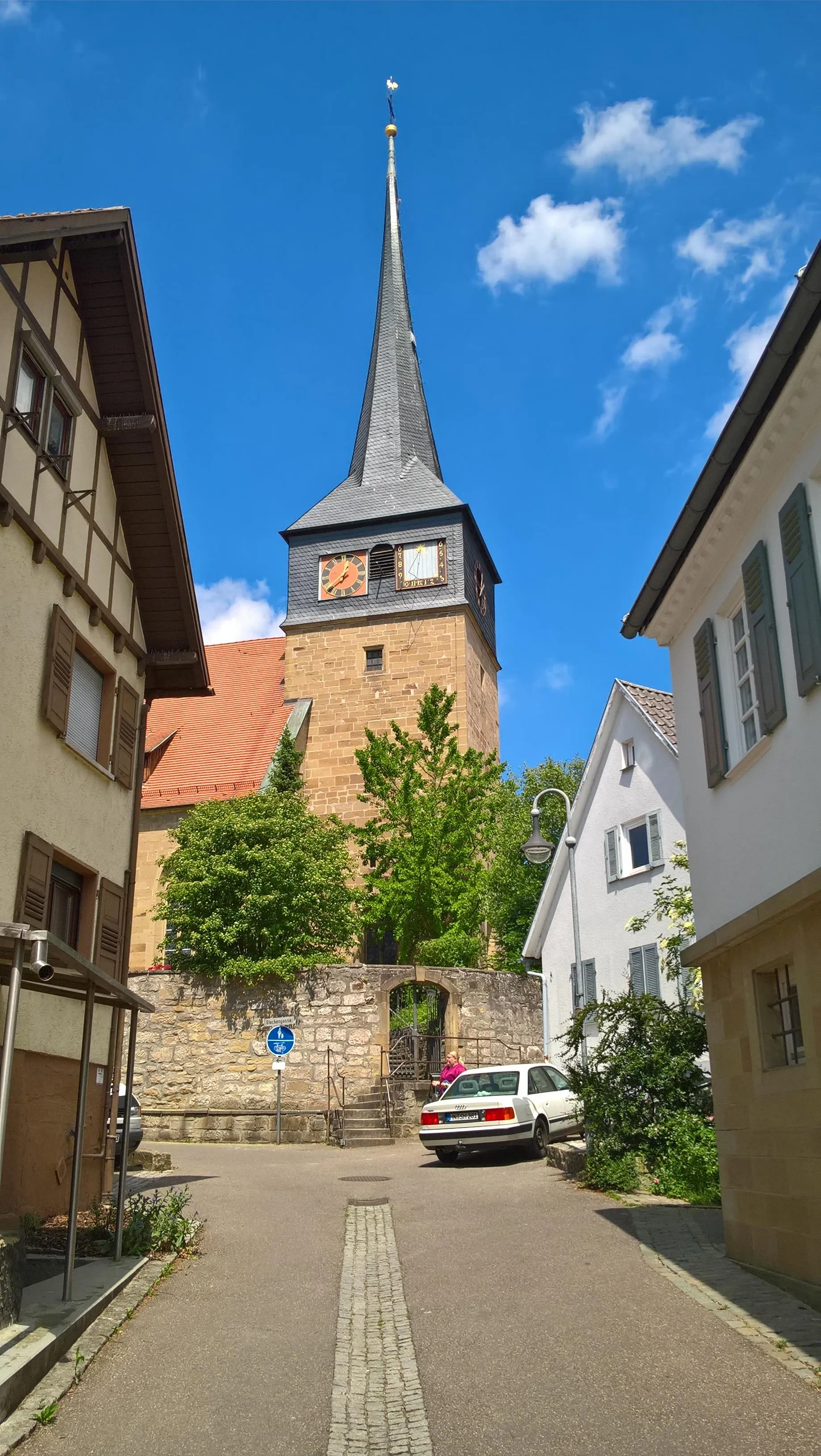 Photo showing: Die Kilianskirche gilt als Mutterkirche des Weinsberger Tals.