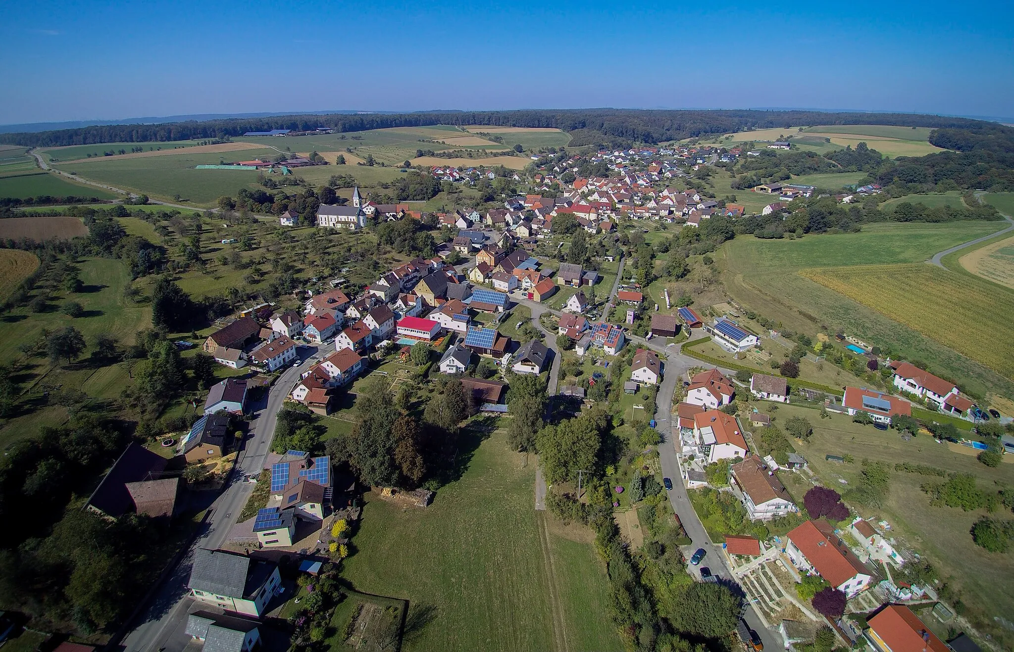 Photo showing: Luftaufnahme von Tiefenbach