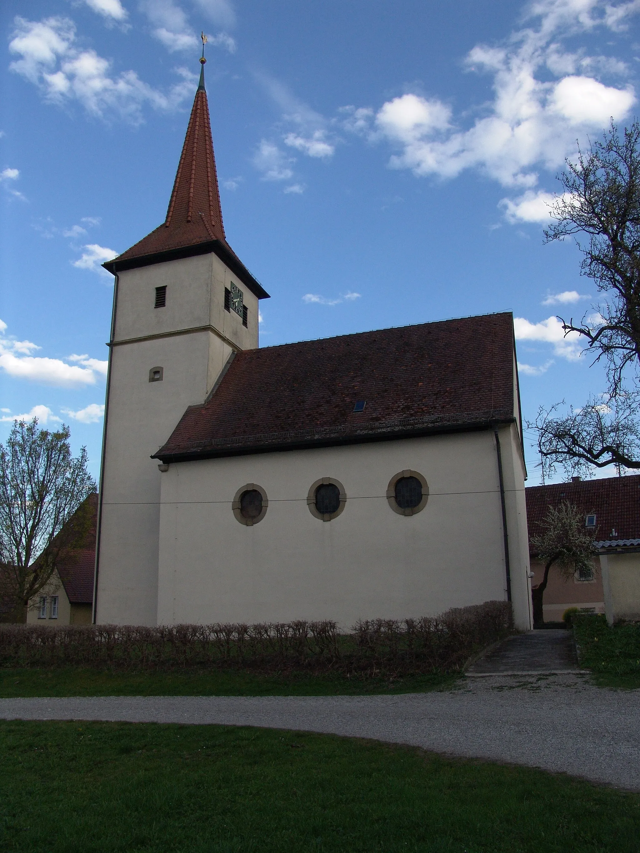 Photo showing: Michelbach an der Lücke, evang. Kirche St. Michael
