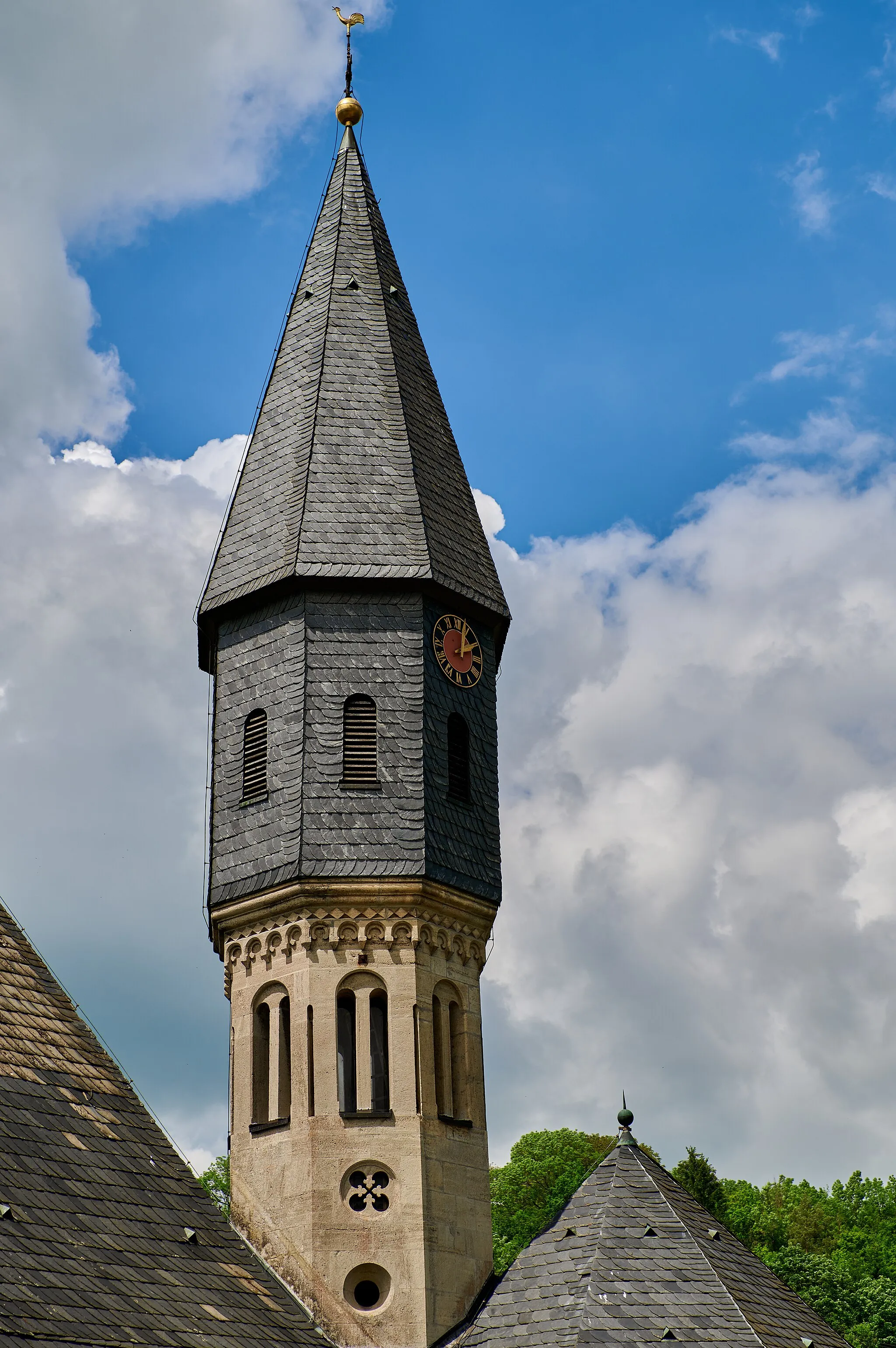 Photo showing: Grünsfeld: Grünsfeldhausen, St. Achatius