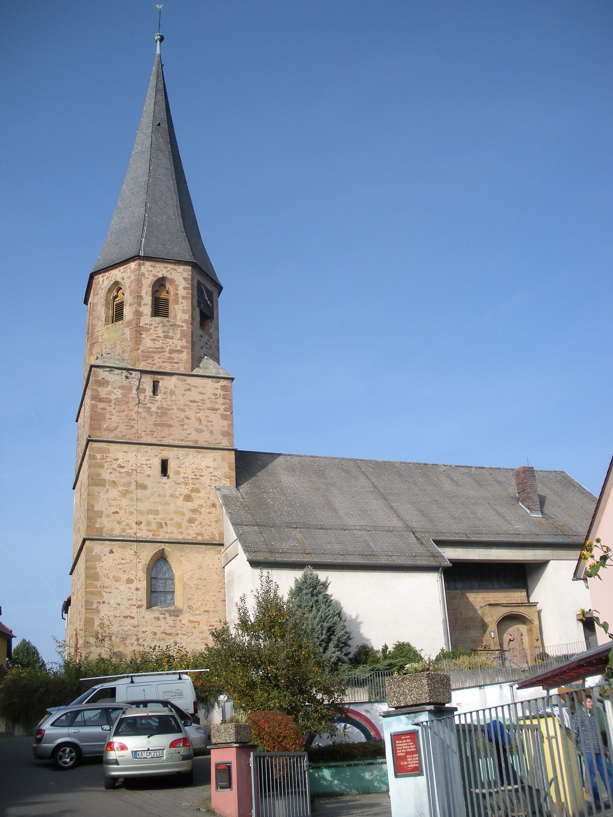 Photo showing: Protestant Church in Kraichtal-Oberöwisheim
