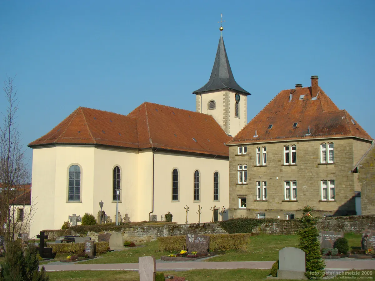 Photo showing: Kirche in Rohrbach am Gießhübel