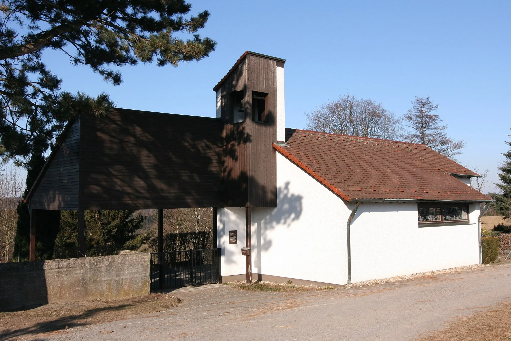 Photo showing: Protestant Resurrection chapel in Beilstein-Stocksberg