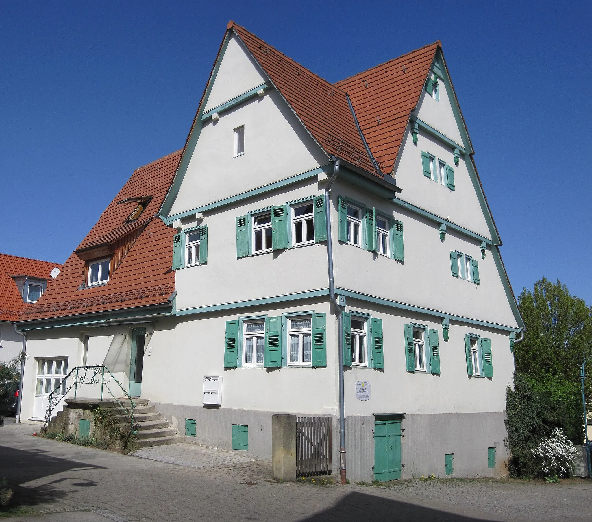 Photo showing: Fachwerkhaus in Filderstadt-Bonlanden, 1616 erbaut. Oberdorfstraße 4
