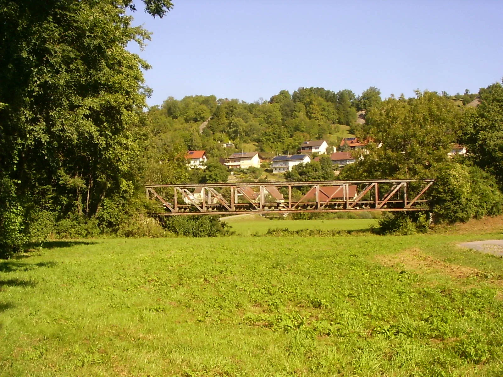 Photo showing: Flood bridge in the Jagsttalbahn, south of Winzenhofen