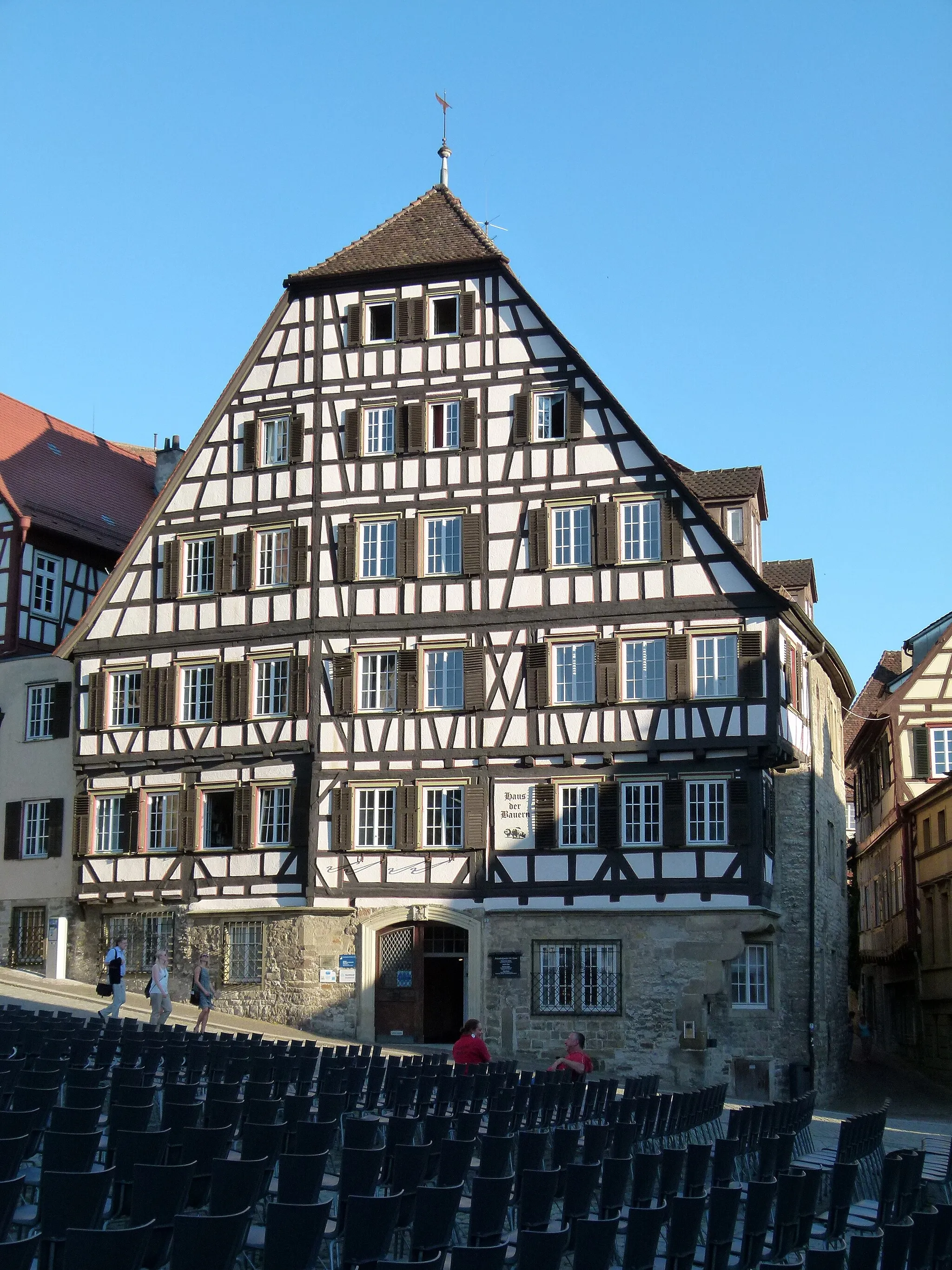 Photo showing: Denkmalgeschütztes Haus, Am Markt 2, Schwäbisch Hall
