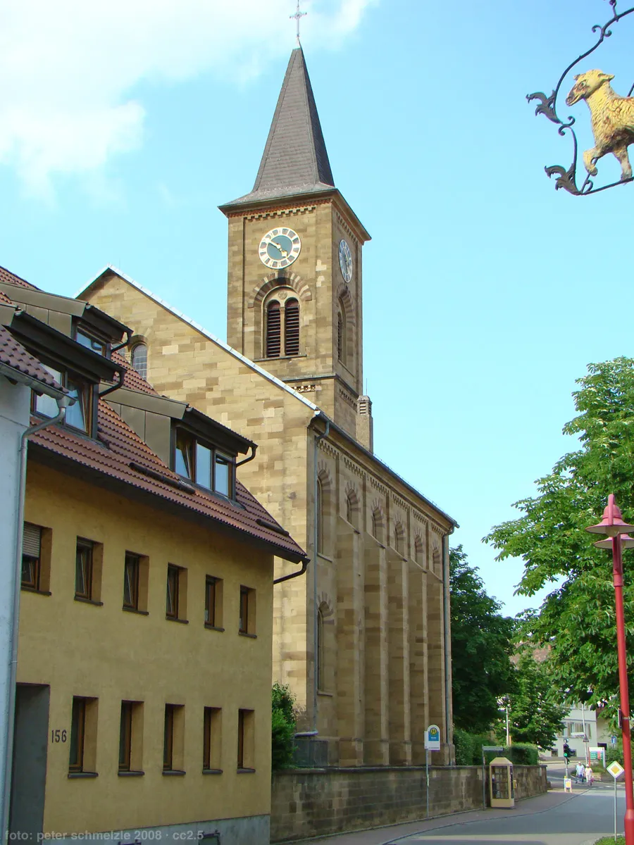 Photo showing: Martin-Luther-Kirche in Leingarten