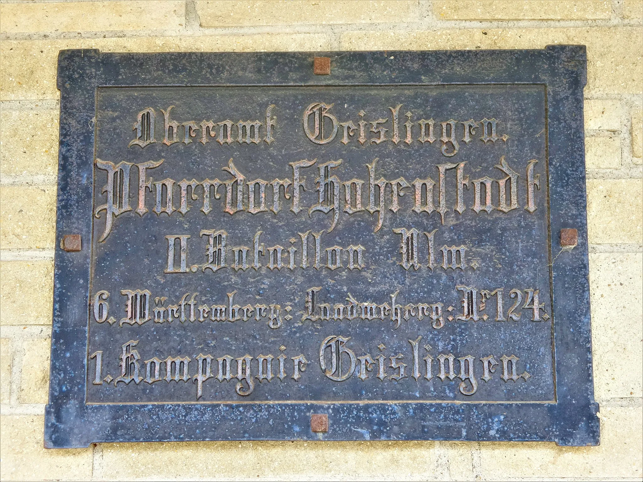 Photo showing: Ortstafel Hohenstadt