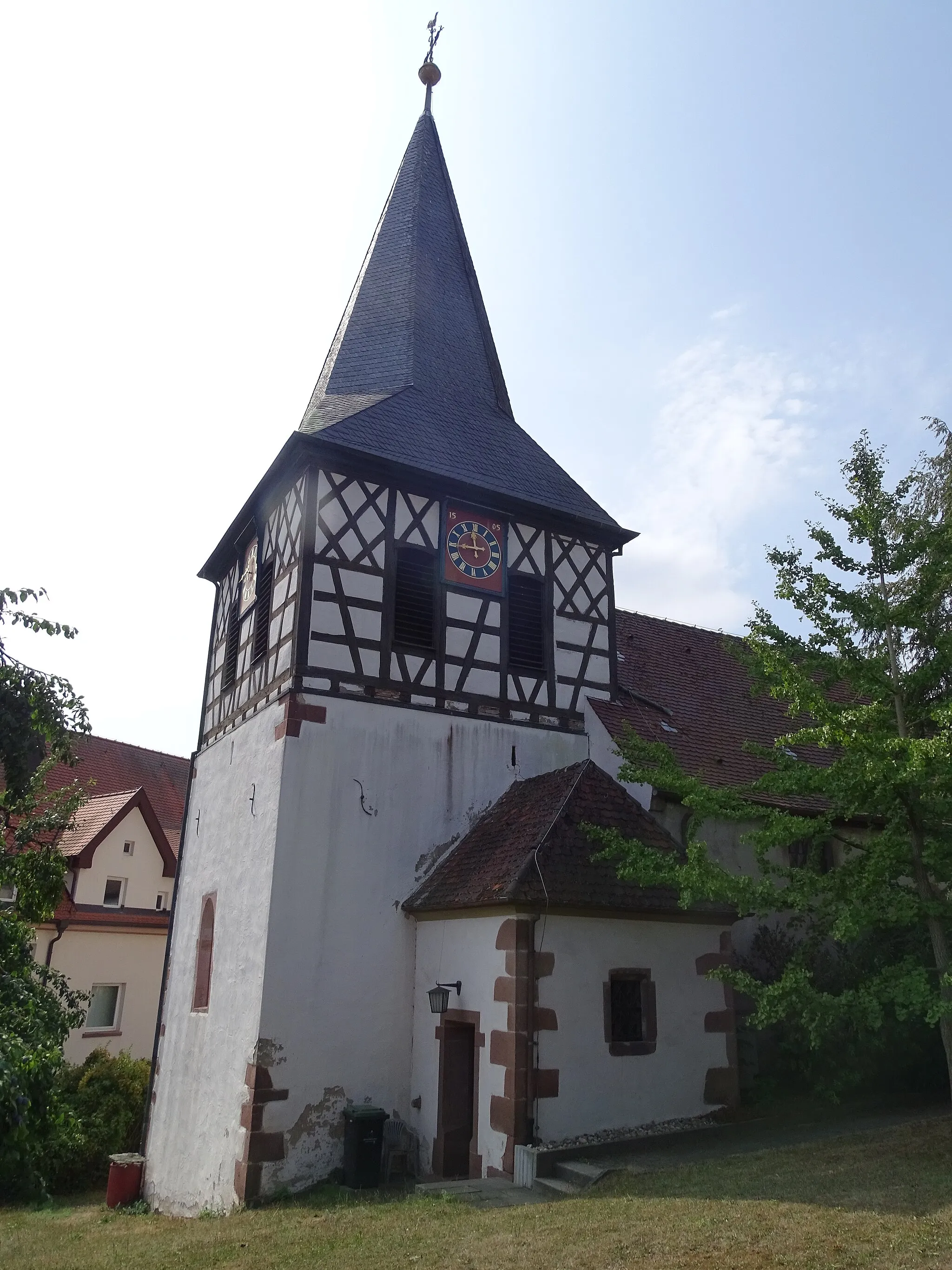 Photo showing: Laurentiuskirche in Flacht, Gemeinde Weissach