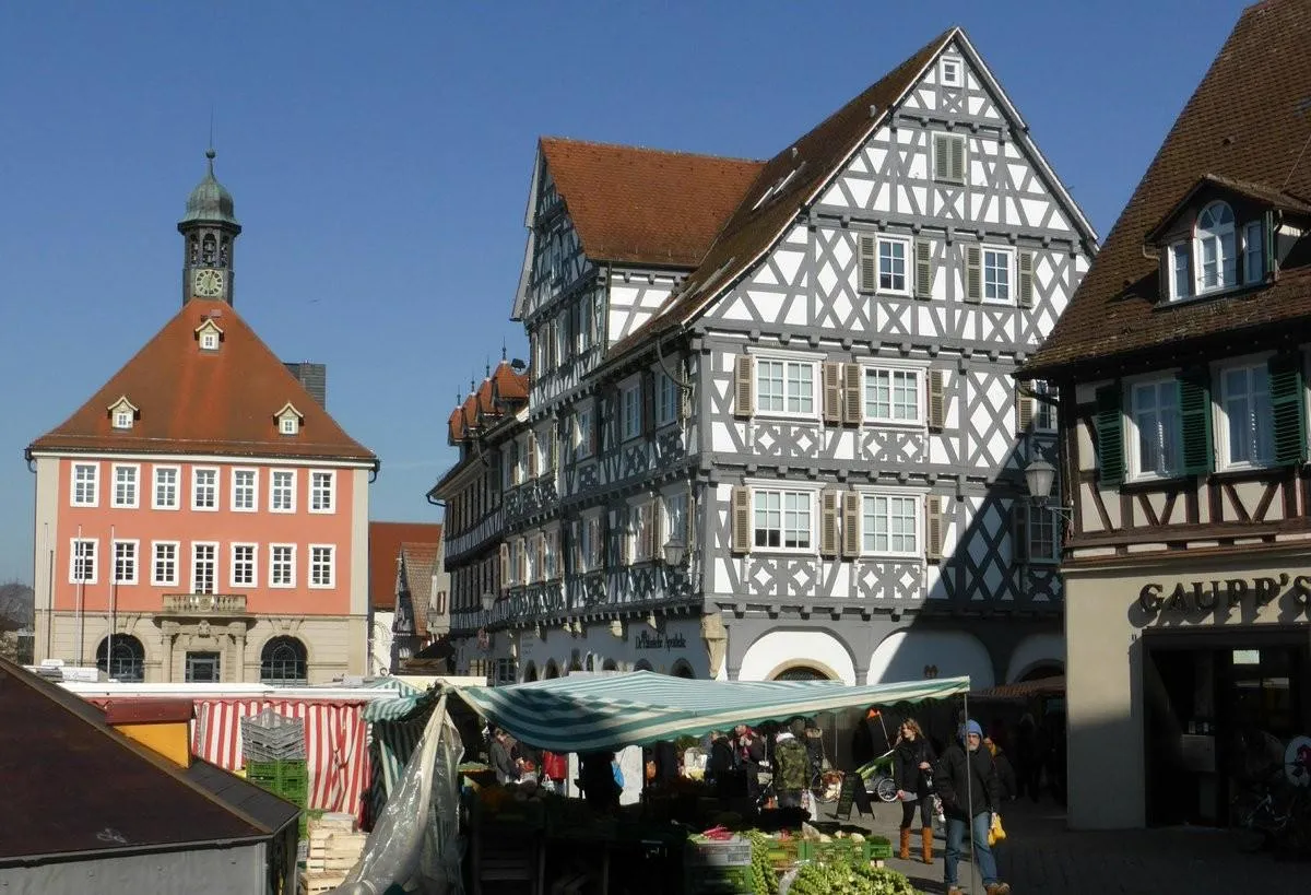 Photo showing: Markttag in Schorndorf