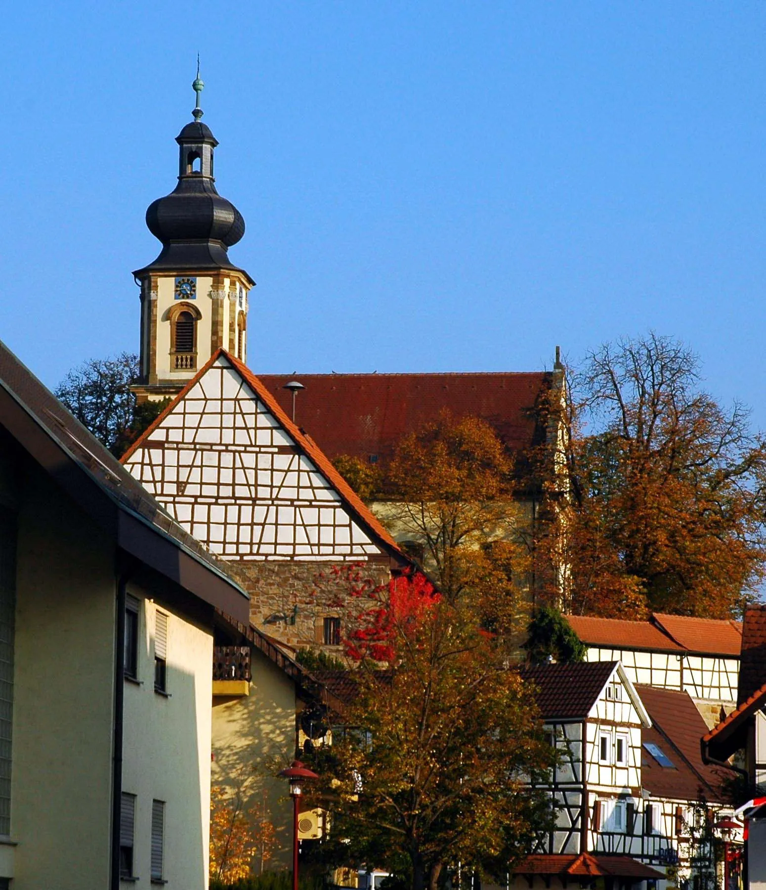 Photo showing: Kirche St. Michael in Erlenbach-Binswangen