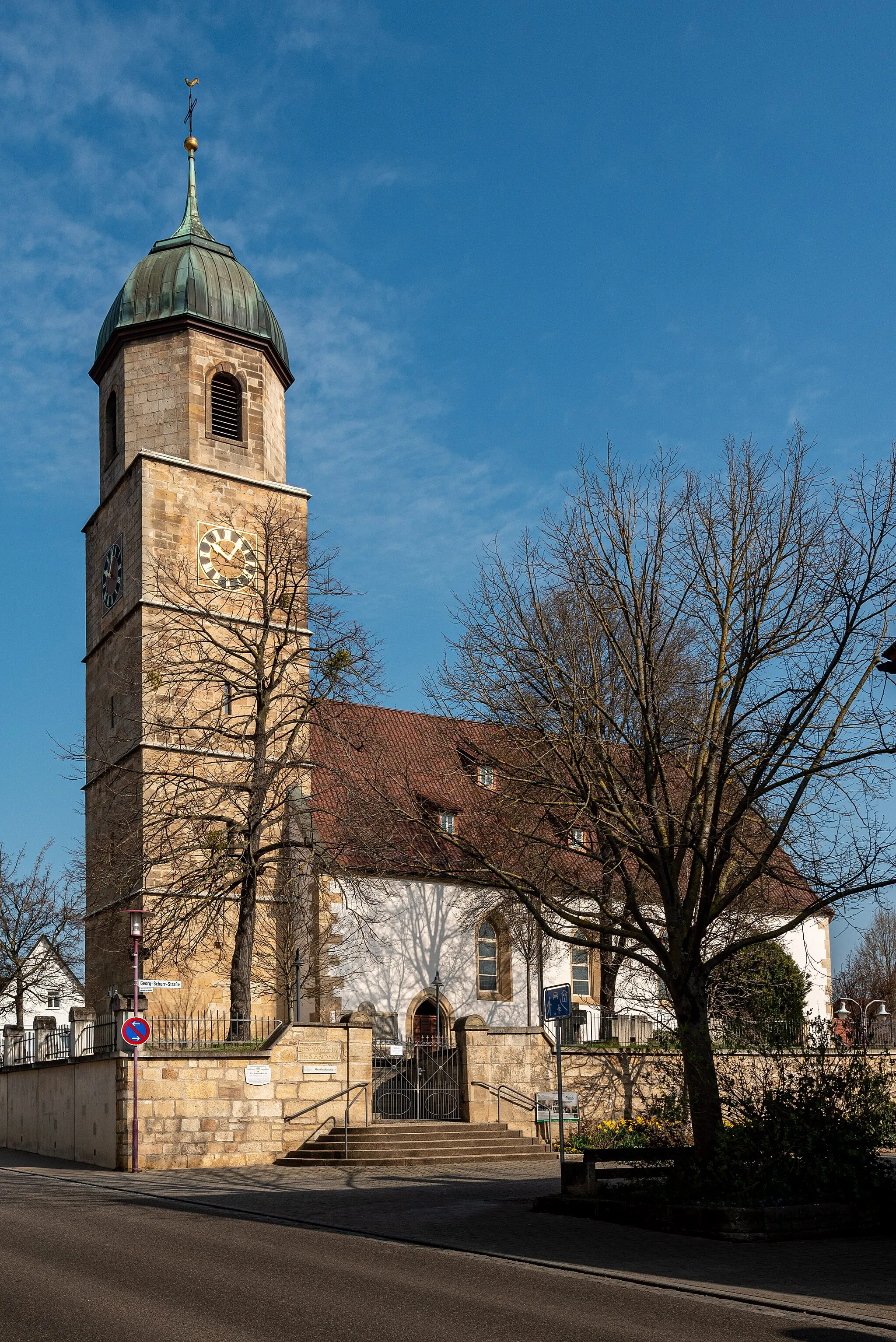 Photo showing: Baudenkmal Sielmingen Martinskirche