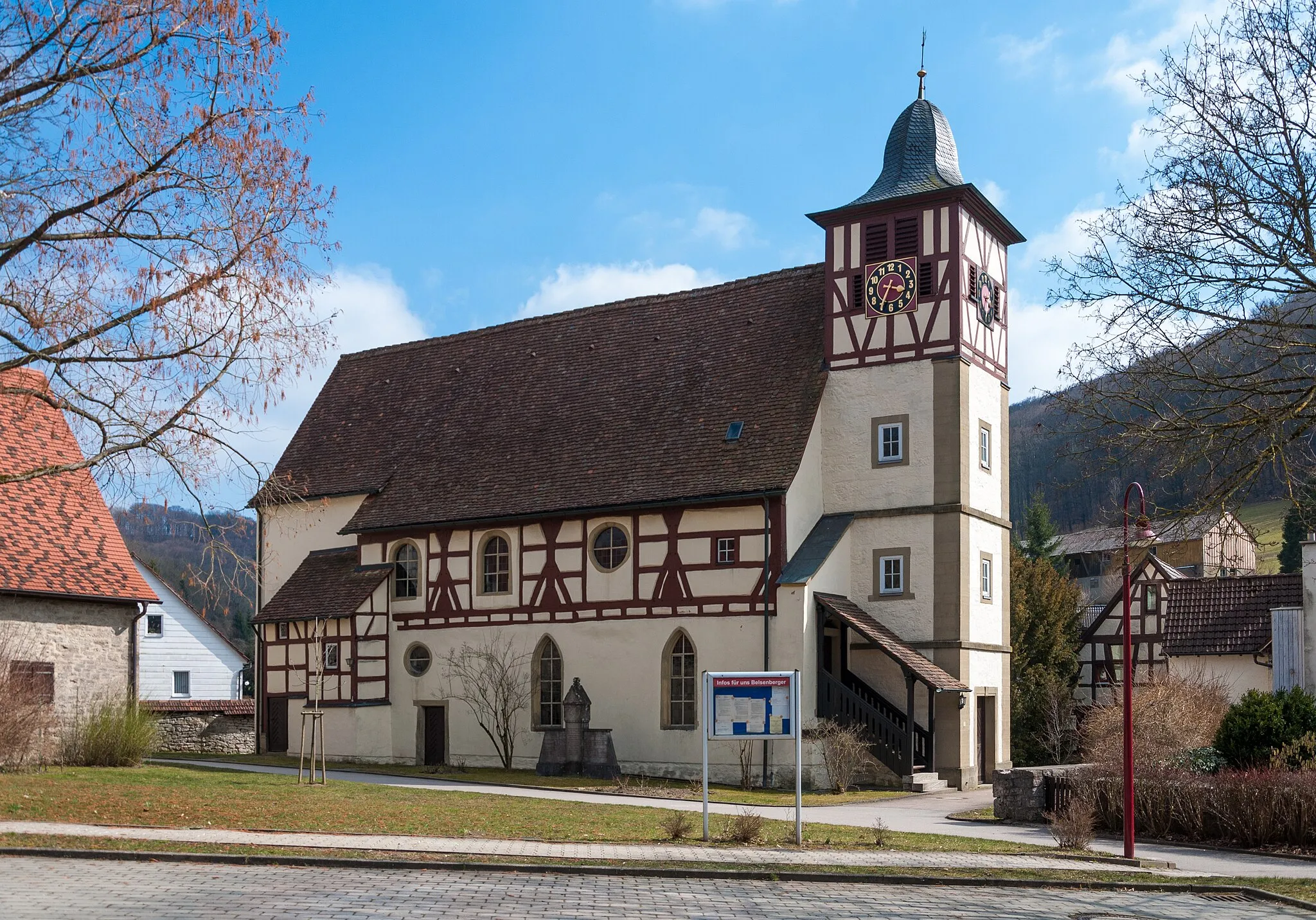 Photo showing: Evangelische Kirche in Belsenberg