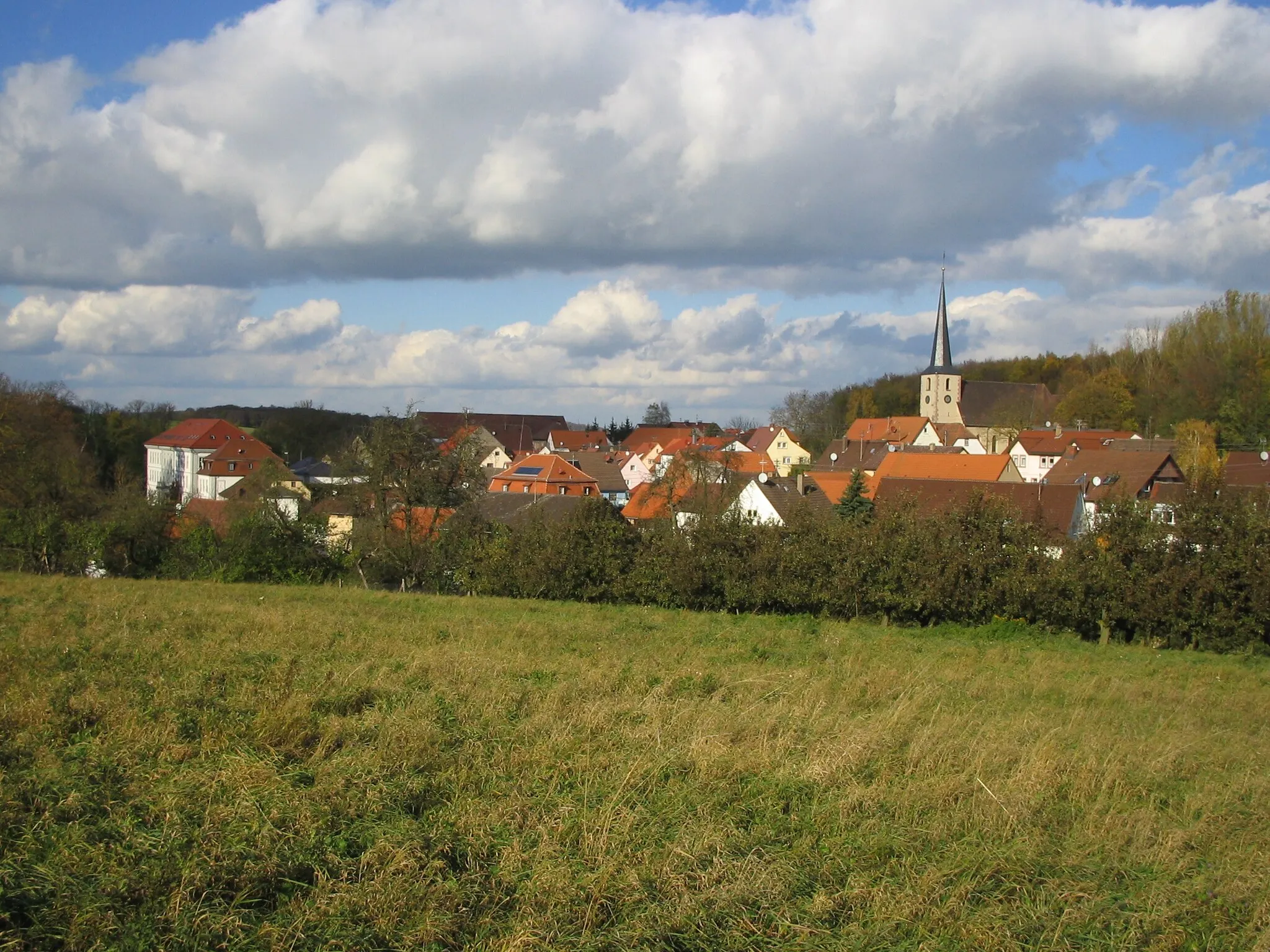 Photo showing: Blick auf Messelhausen