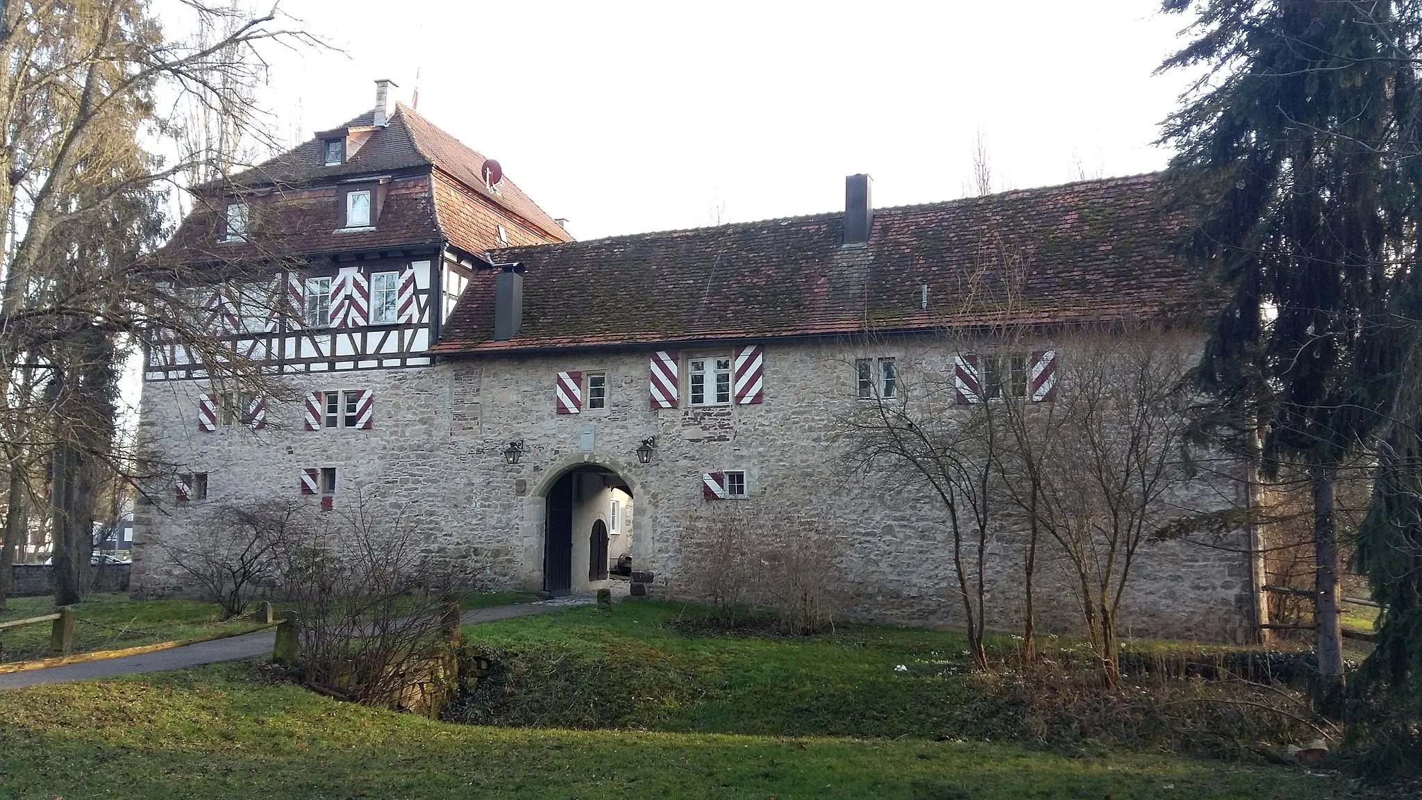 Photo showing: Das Ehninger Schloss in der Vorderansicht