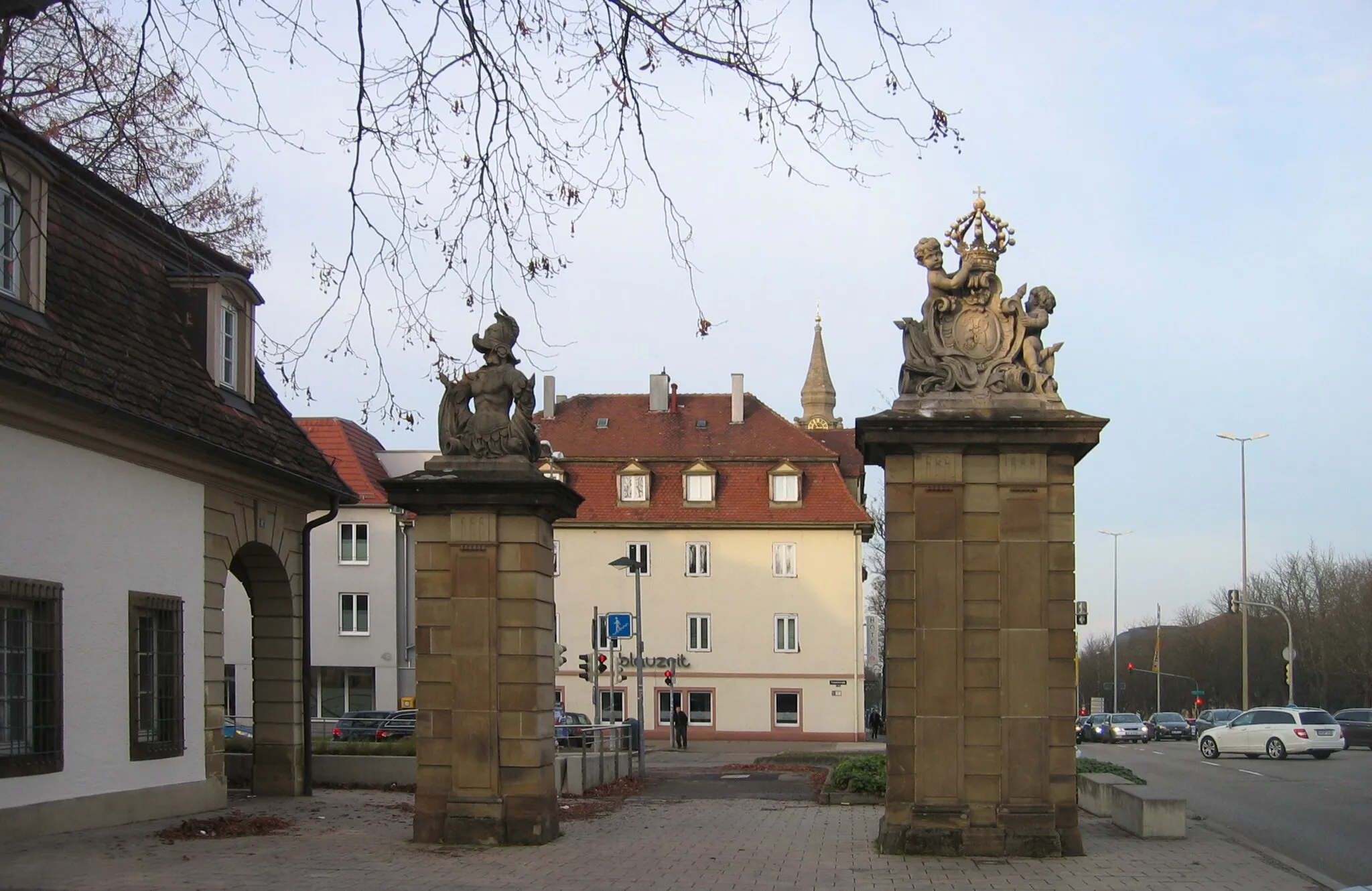 Photo showing: Stuttgarter Tor Friedrichstraße Stuttgarter Straße Ludwigsburg "blauzeit"